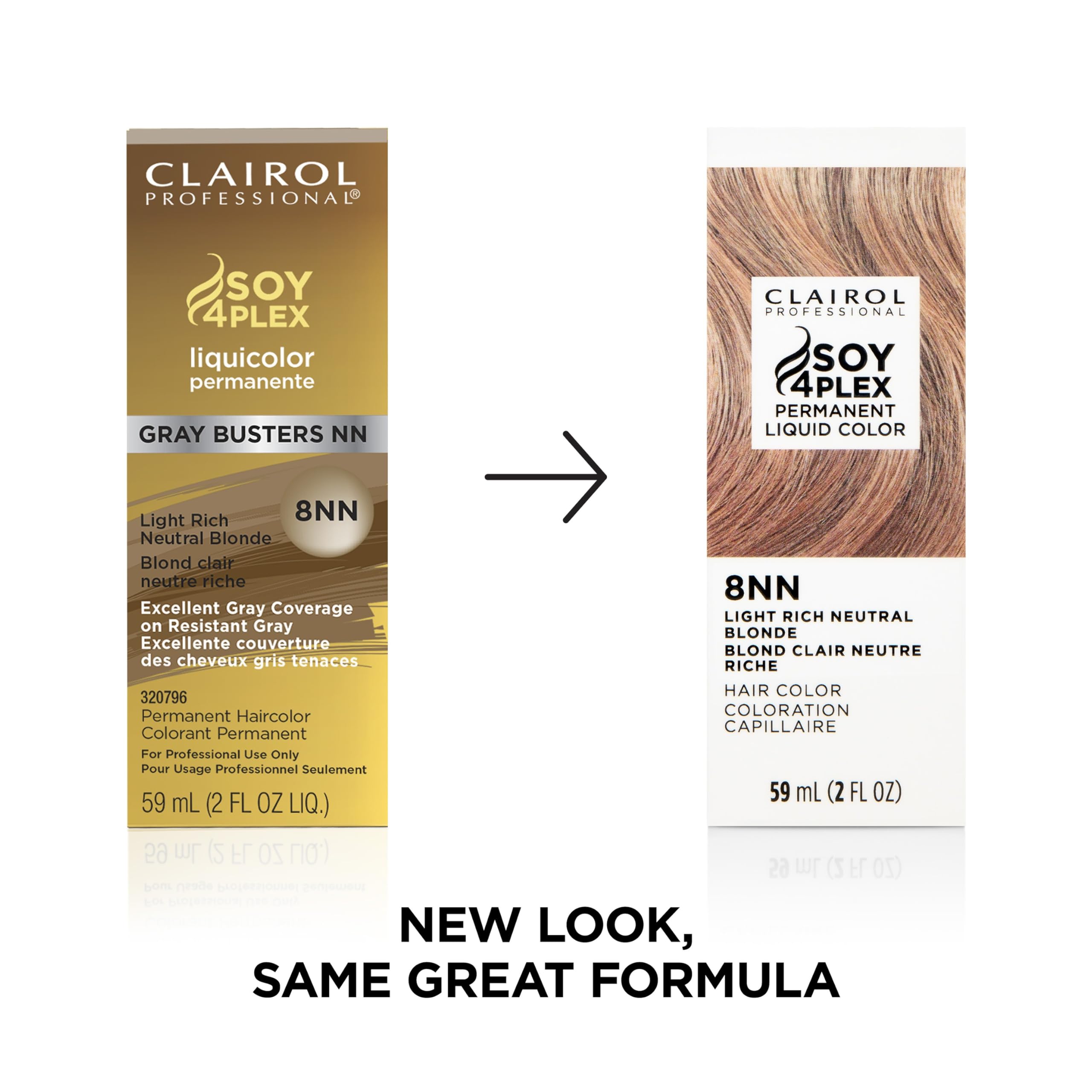 Clairol Professional Permanent Liquicolor 8nn Light Neutral Blonde . Packaging - Thumbnail 2