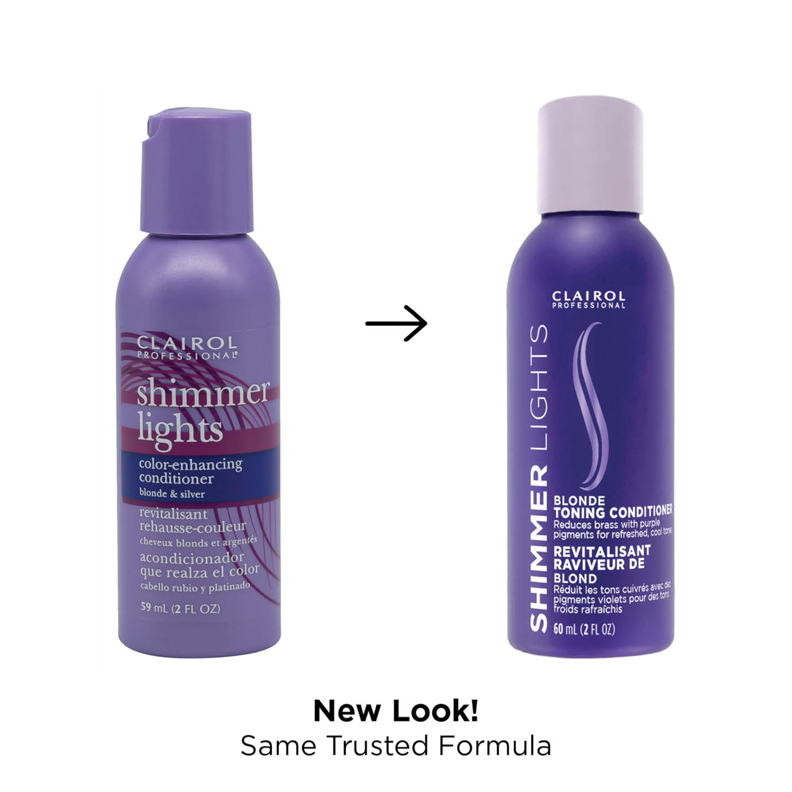 Clairol Professional Shimmer Lights Purple Conditioner | Neutralizes Brass