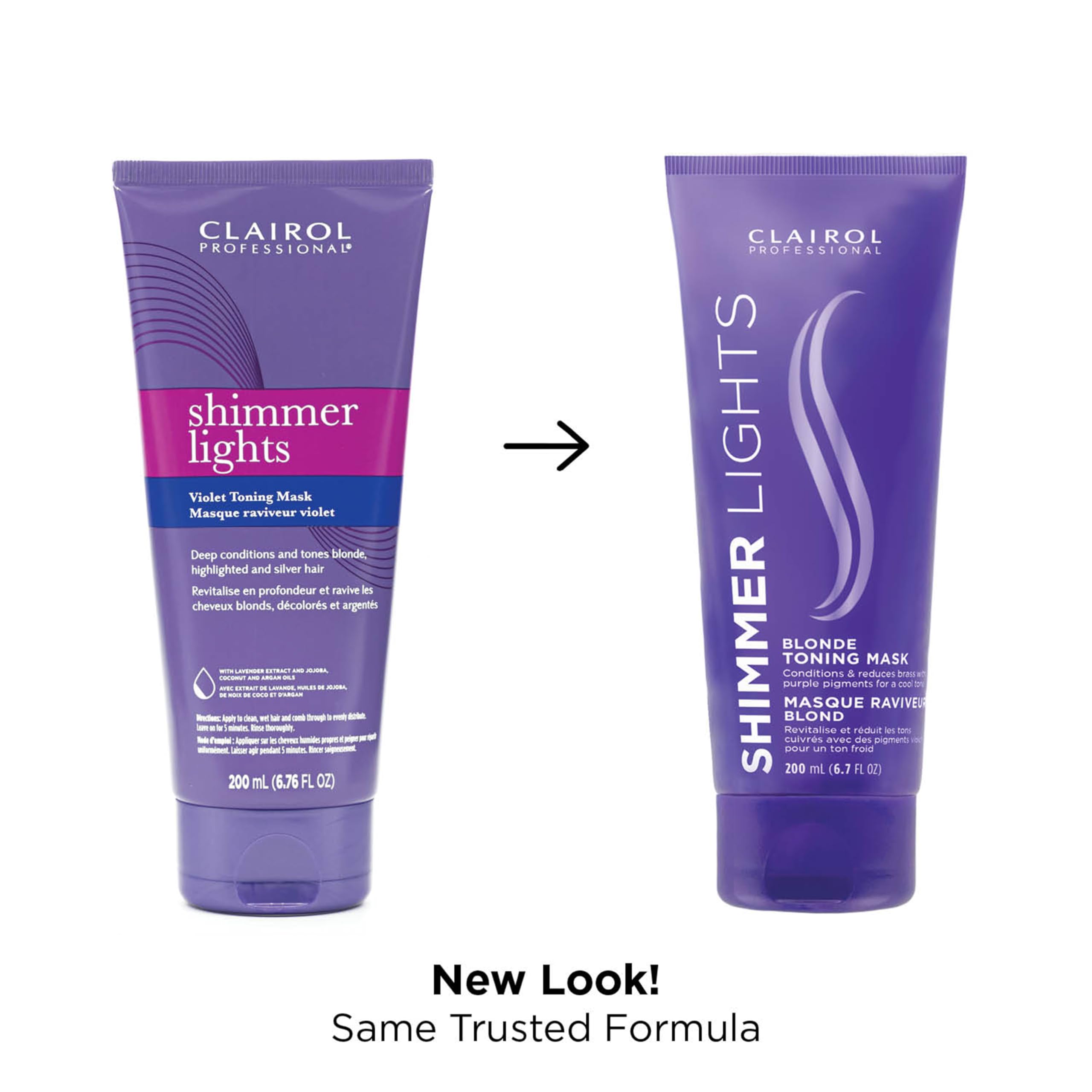 Clairol Professional Shimmer Lights Violet Toning Mask Packaging May Vary 200 ml