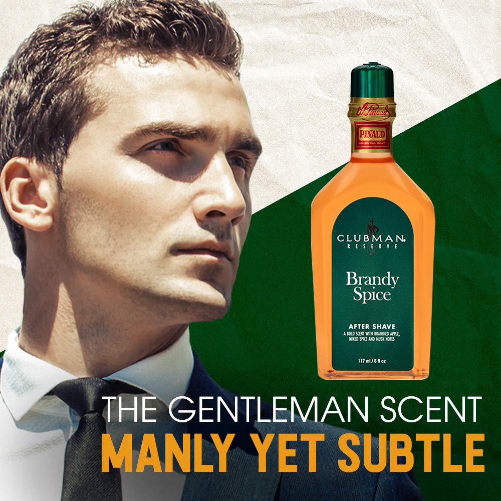 Clubman Reserve Brandy Spice After Shave Lotion Bold Masculine Aftershave For - Thumbnail 2