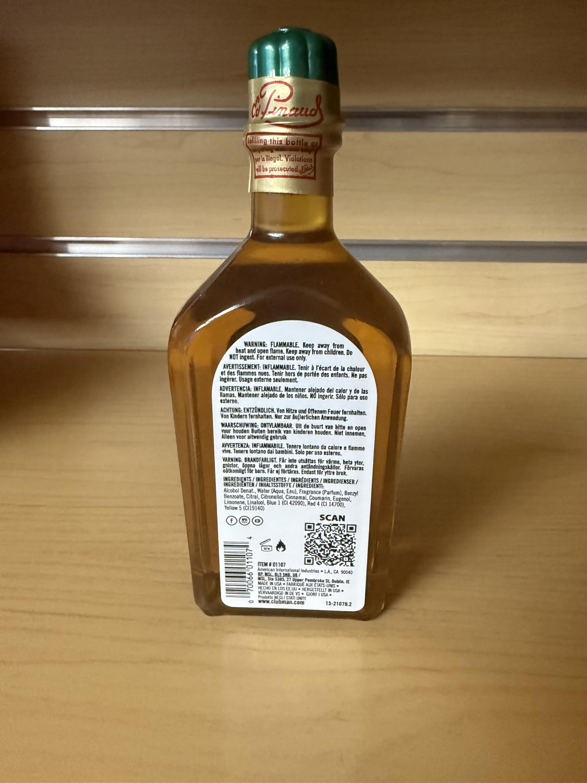 Clubman Reserve Whiskey Woods After Shave Lotion Refreshing After Shave Splash - Thumbnail 2