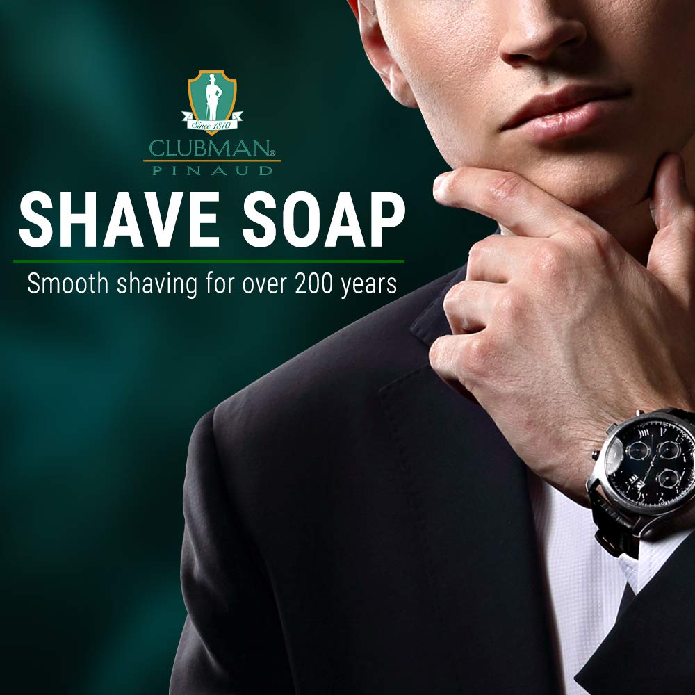 Clubman Shave Soap Classic Shaving Soap Smooth Comfortable Shave Men’s Grooming - Thumbnail 3