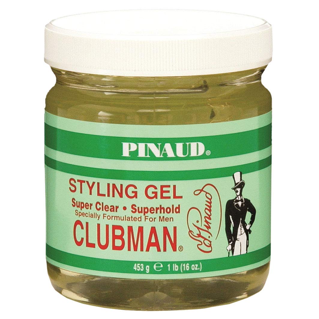 Clubman Super Clear Superhold Styling Gel 16 oz