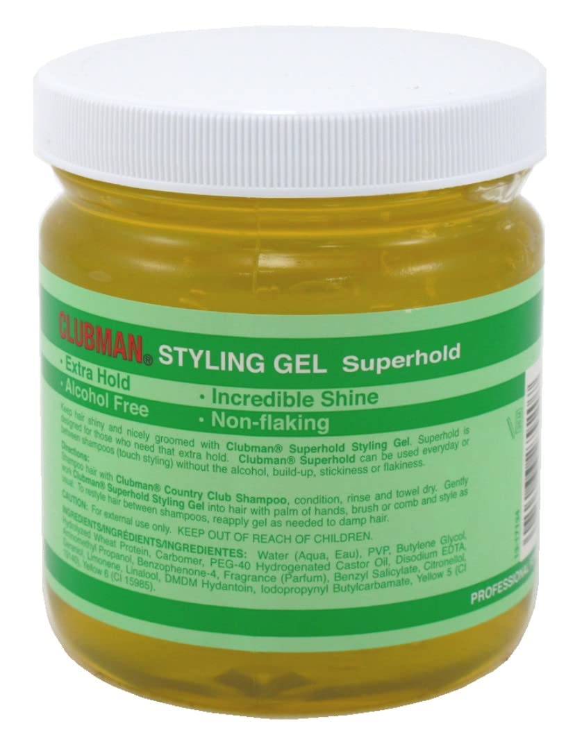 Clubman Superhold Styling Gel 16 oz - Thumbnail 2