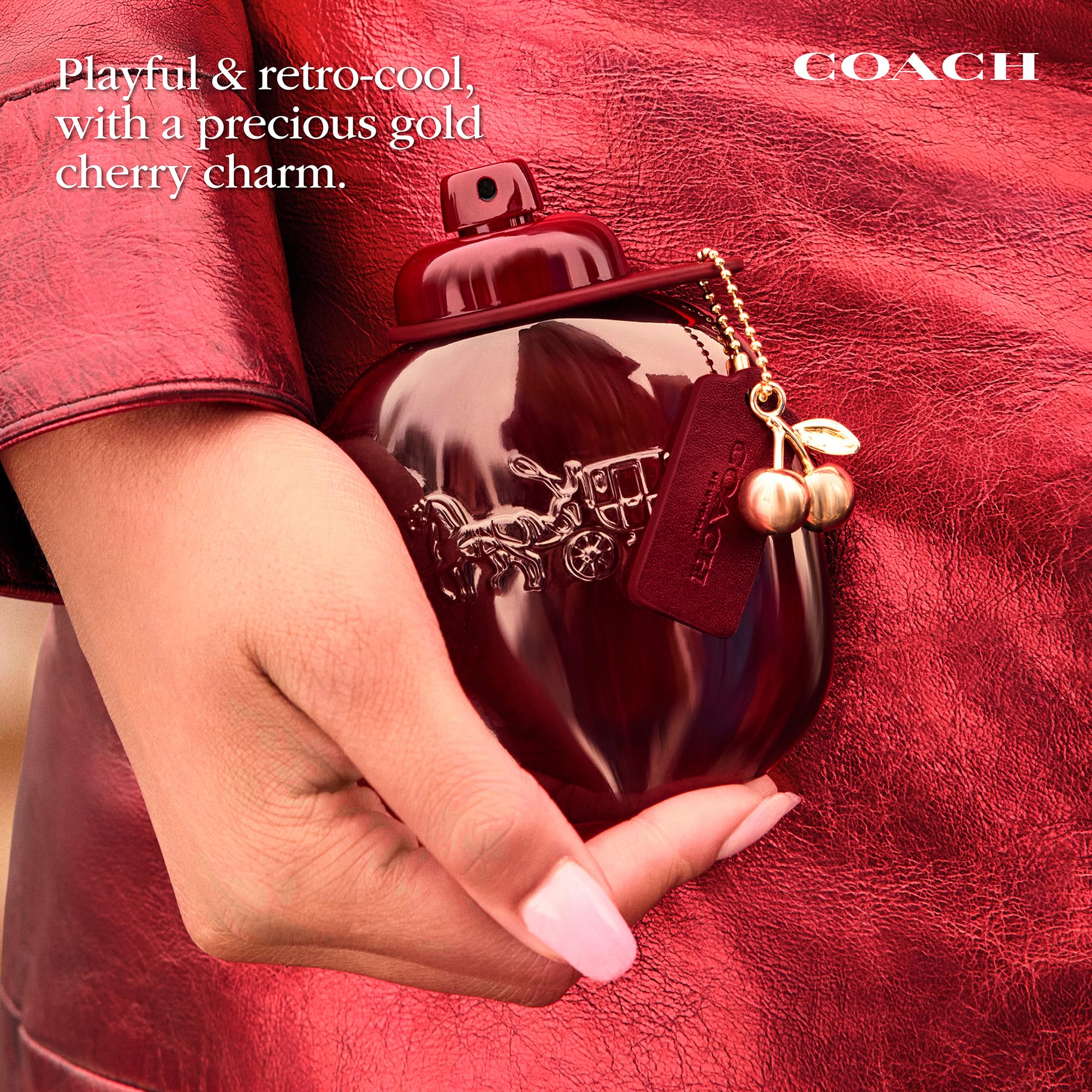 Coach Cherry Parfum Floral Chypre Fruity With Notes of Cherry Jasmine Sambac - Thumbnail 2