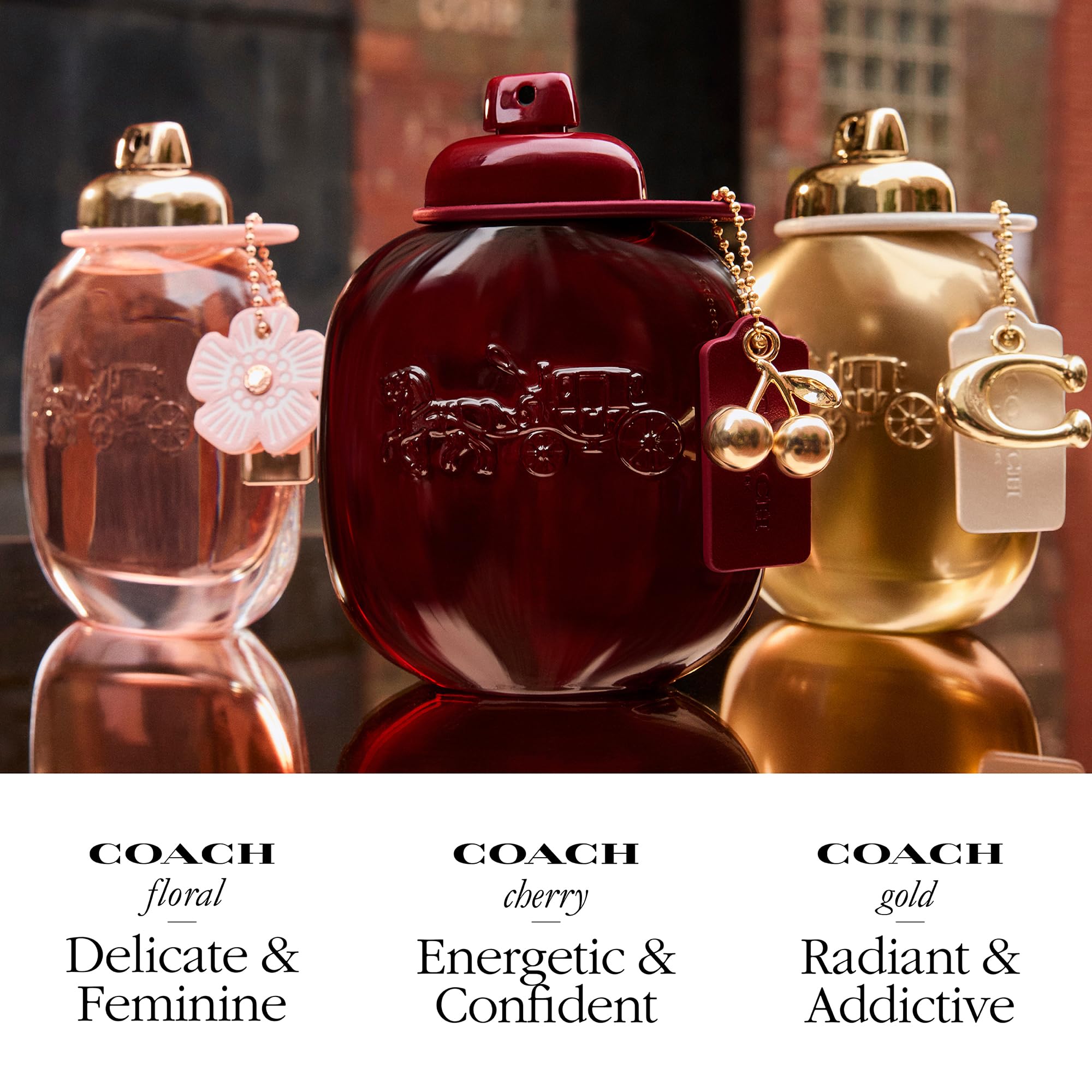 Coach Cherry Parfum Floral Chypre Fruity With Notes of Cherry Jasmine Sambac - Thumbnail 3