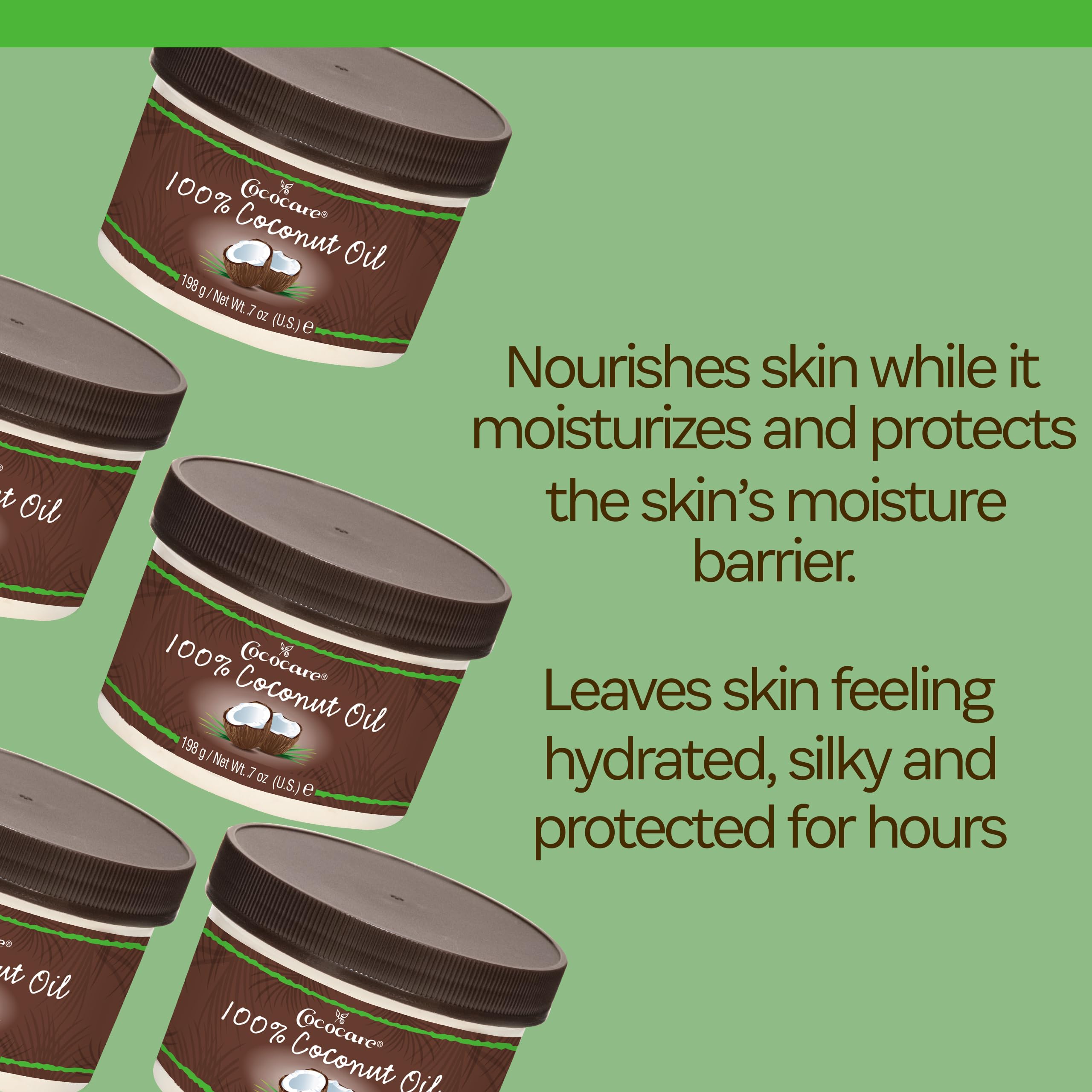 Cococare 100% Coconut Oil All Natural Coconut Oil for Use On Skin Hair All Skin - Thumbnail 3