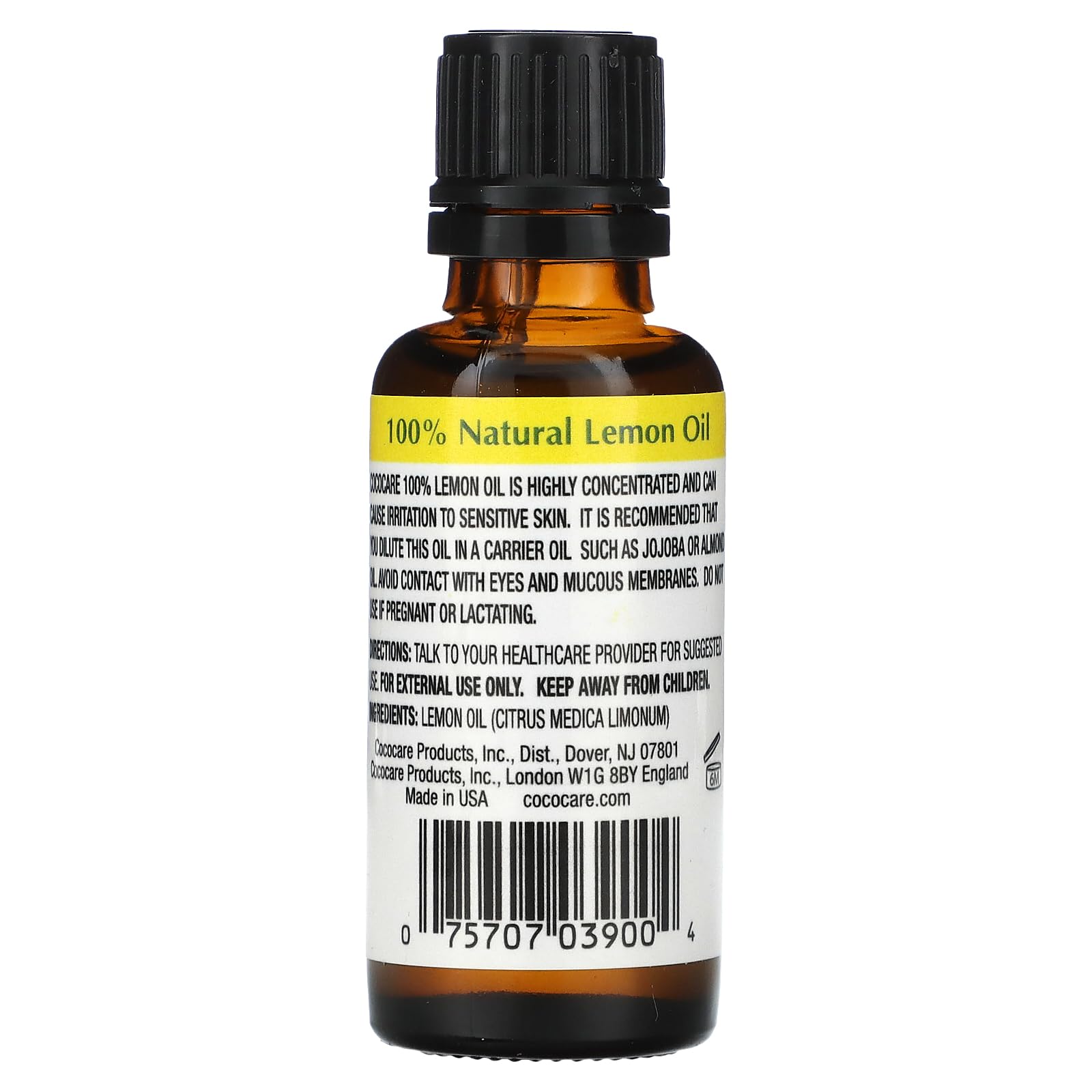 Cococare 100 Percentage Lemon Oil 1 oz - Thumbnail 2