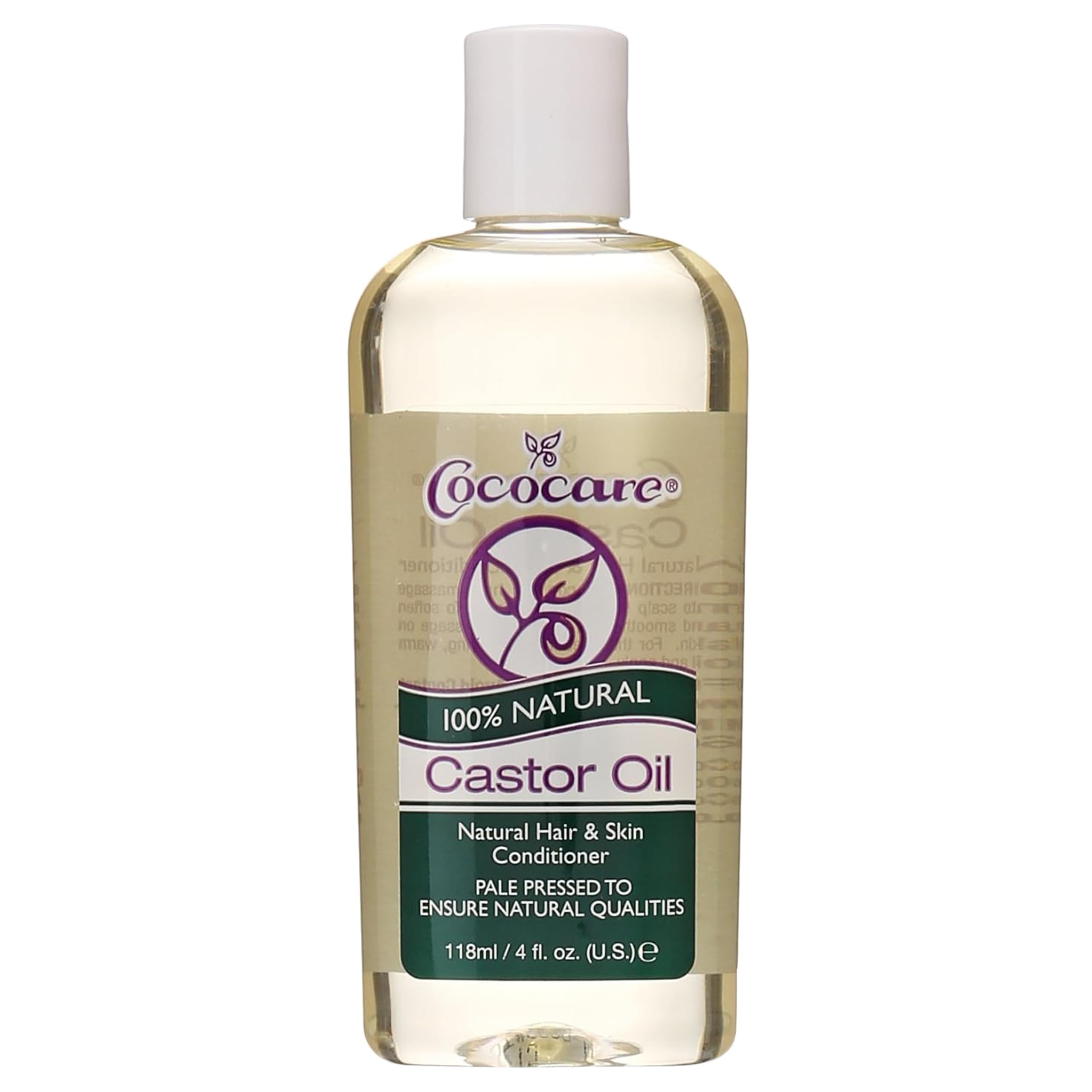 Cococare Castor Oil for Healthy Hair Lashes and Skin Moisturizer Organic Castor