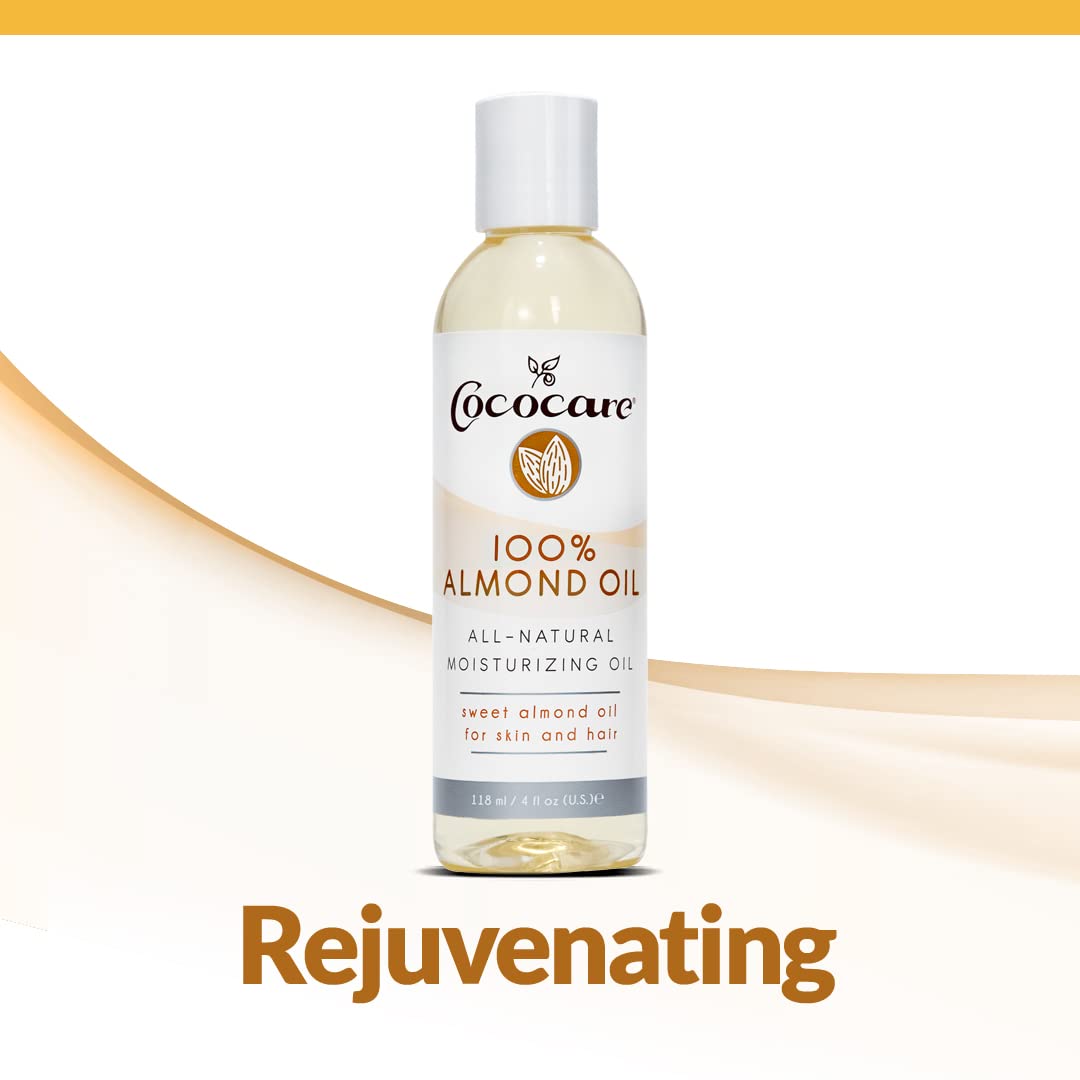 Cococare Natural Oil Nourishing Sweet Almond Skin and Hair 4 oz