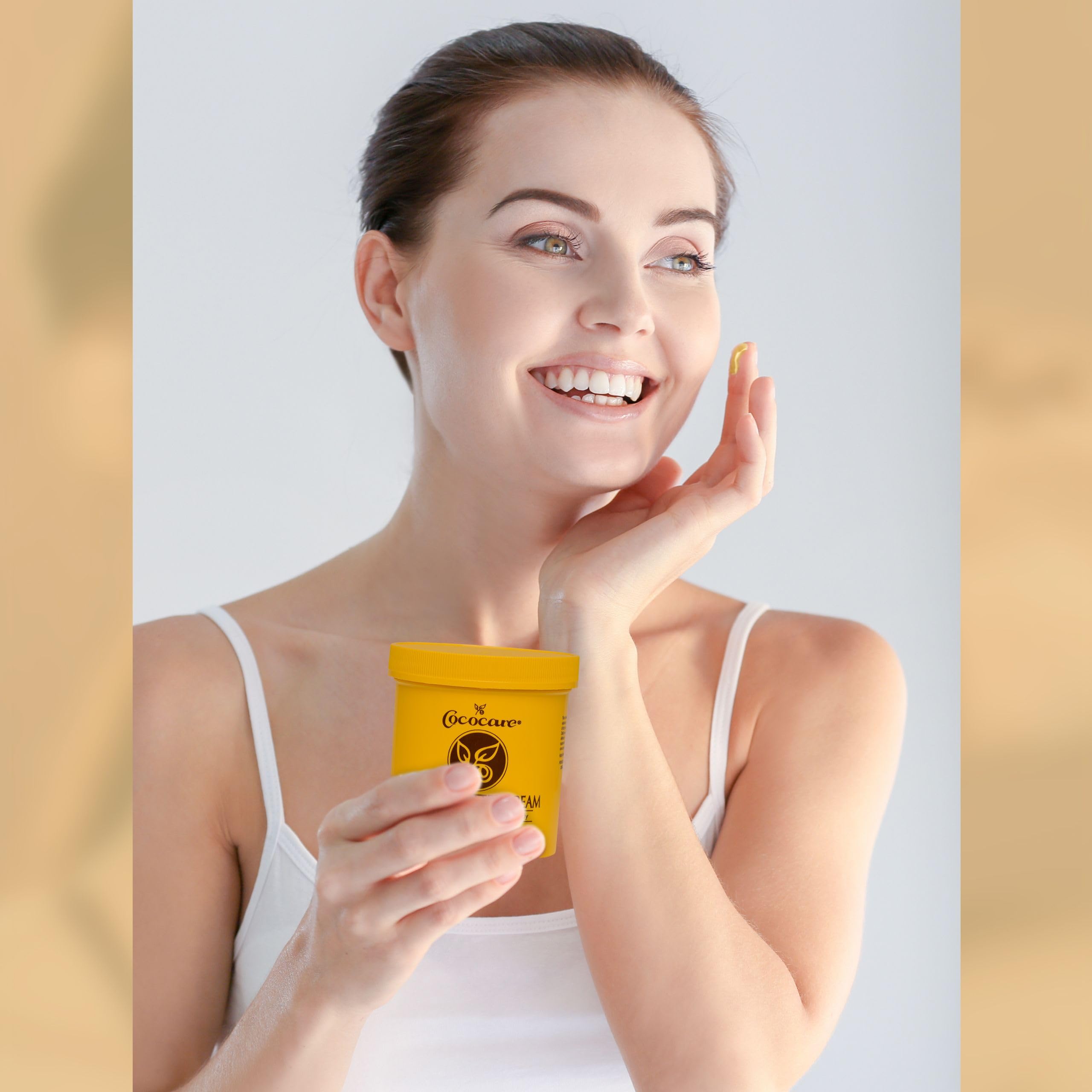 Cococare Cocoa Butter Cream Hydrates and Softens Skin Rich Cocoa Butter for - Thumbnail 3