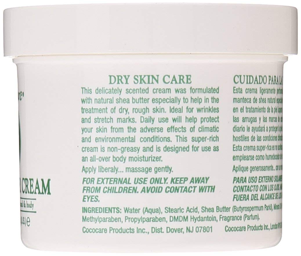 Cococare Cream for Hand and Body Shea Butter 4 oz