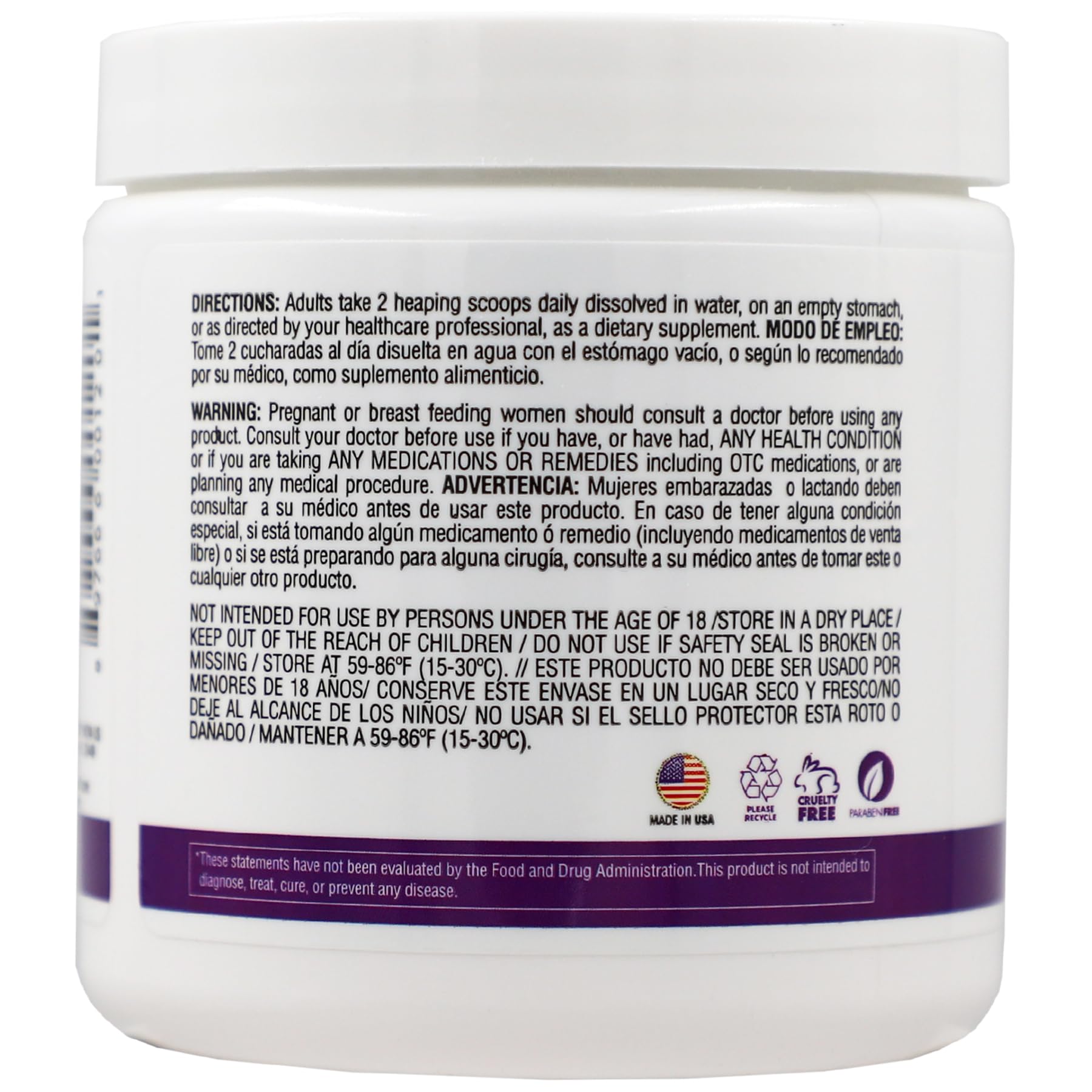 Colageina 10 Hydrolyzed Collagen Powder With Vitamin C Improves Skin's - Thumbnail 3