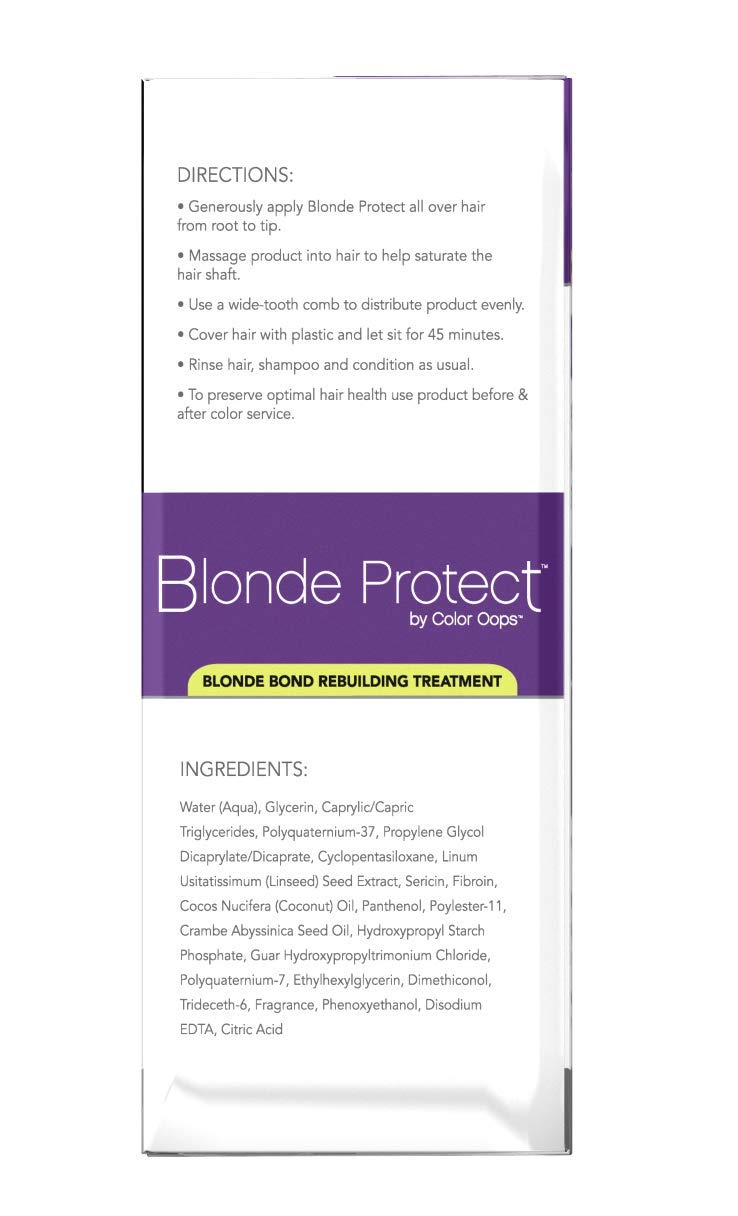 Color Oops Blonde Protect | Blonde Bond Rebuilding Hair Treatment | Nourish - Thumbnail 3