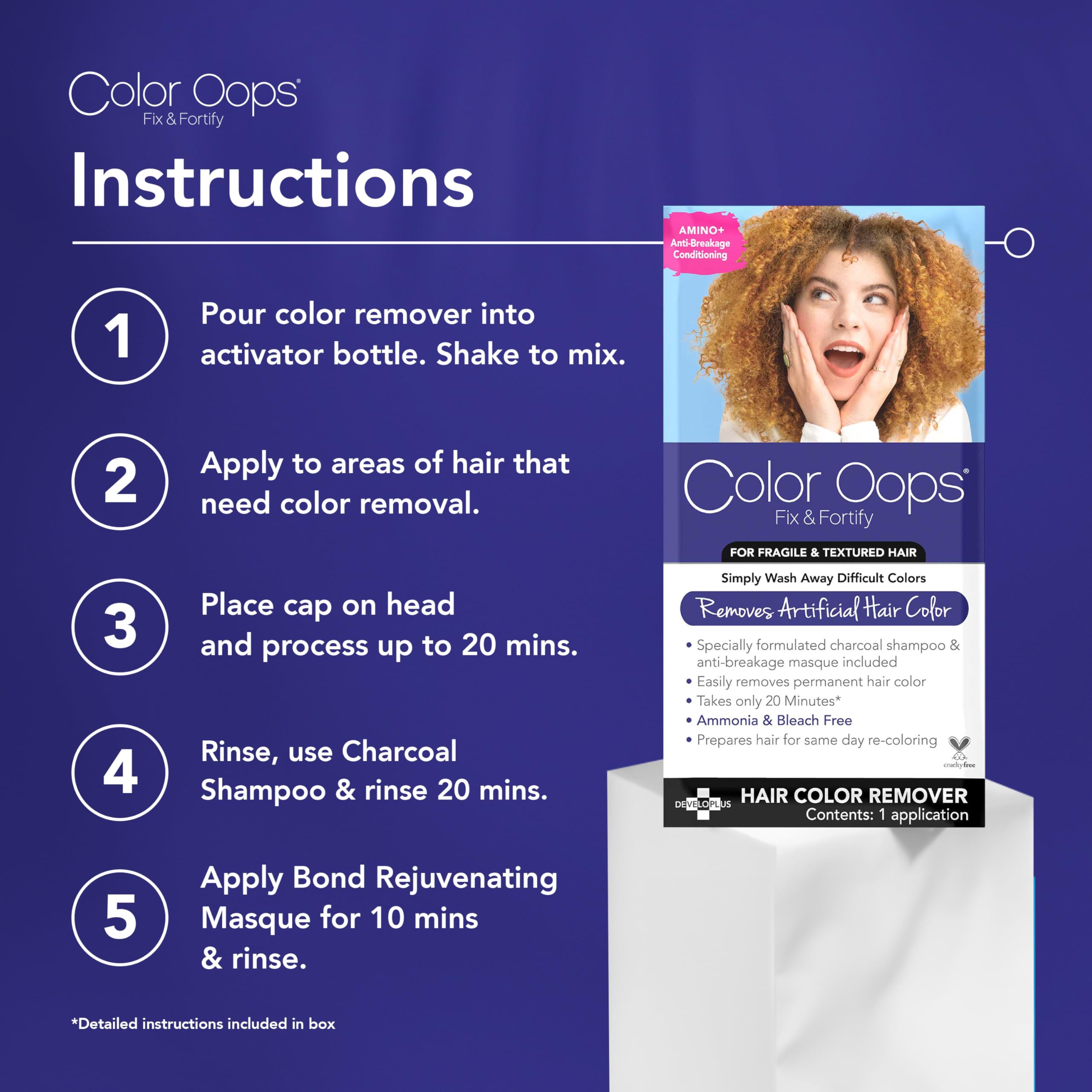 Color Oops Fix Fortify Bond Rejuvenating Color Remover Includes Color Remover - Thumbnail 3