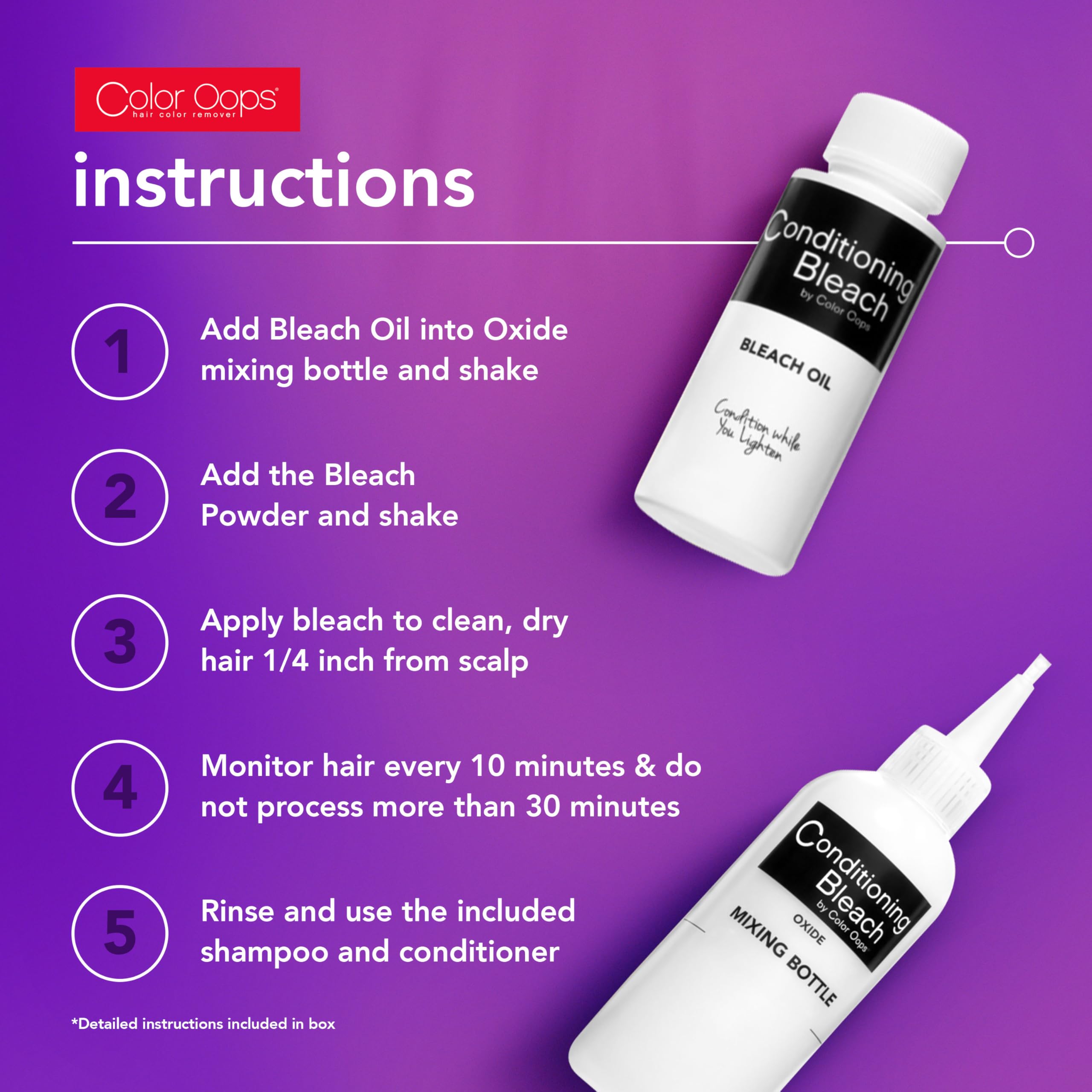 Color Oops Hi Lift Bleach | Lifts 3 5 Levels | Nourishing Moisturizing Formula - Thumbnail 3