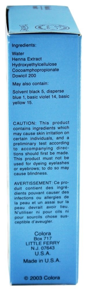 Colora Henna Creme Black 2 oz - Thumbnail 3