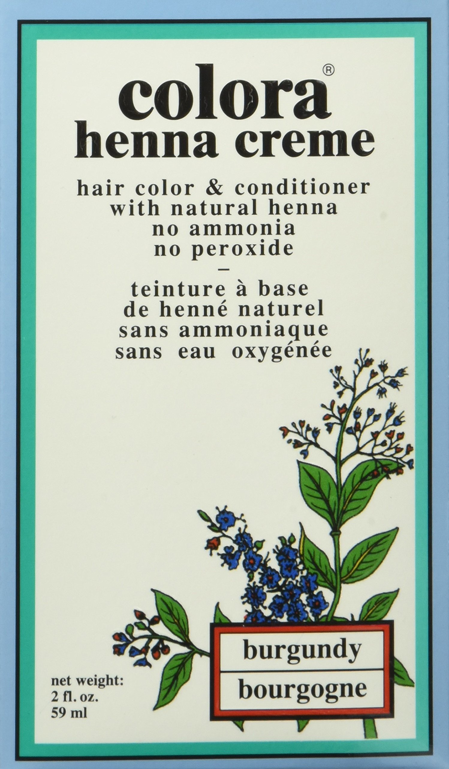 Colora Henna Creme Burgandy 2 oz - Thumbnail 2