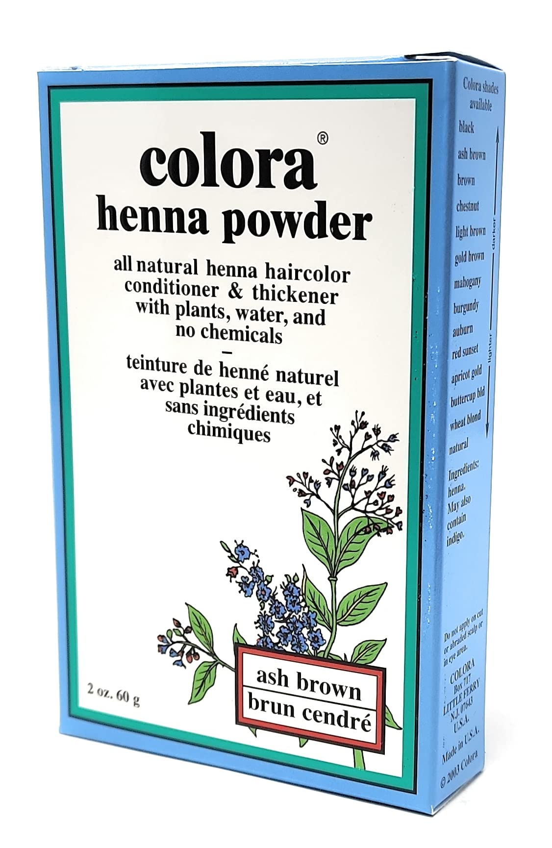 Colora Henna Powder Ash Brown - Thumbnail 3
