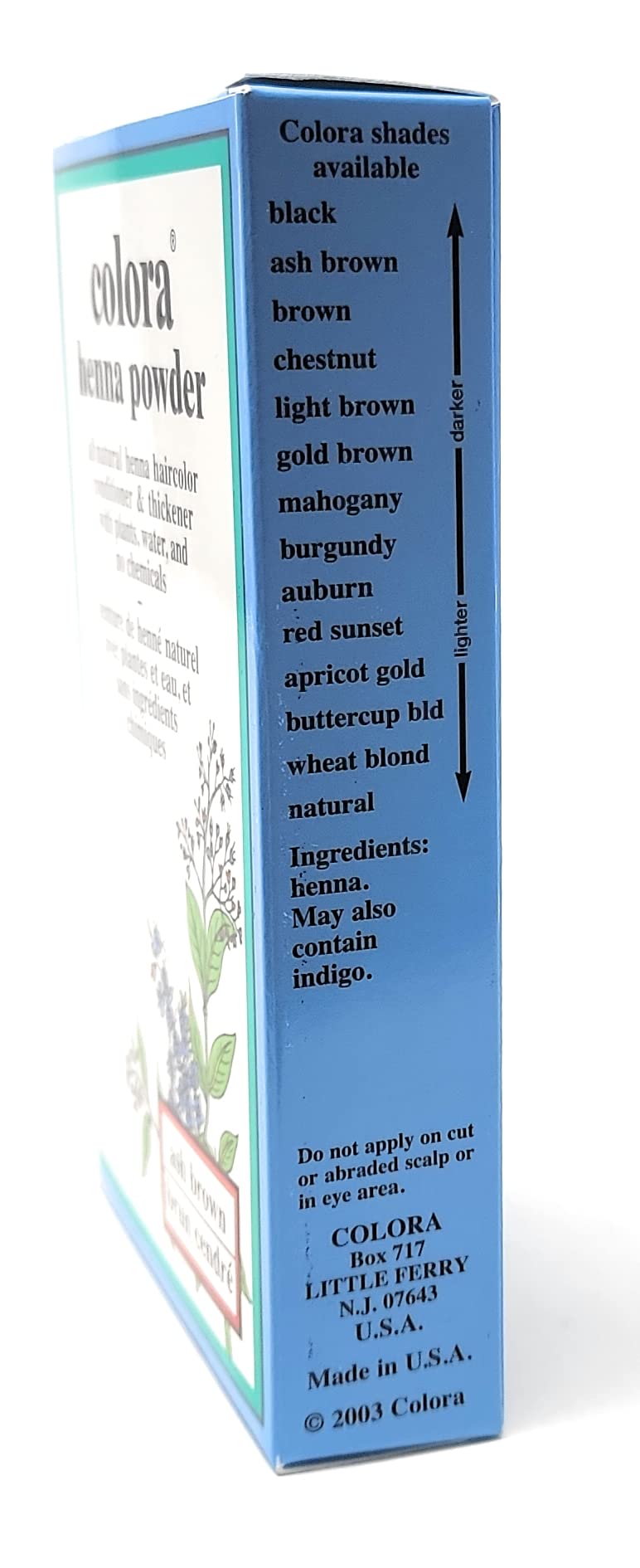 Colora Henna Powder Ash Brown