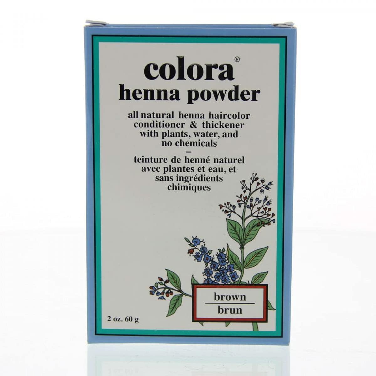 Colora Henna Powder Hair Color Brown 2 oz