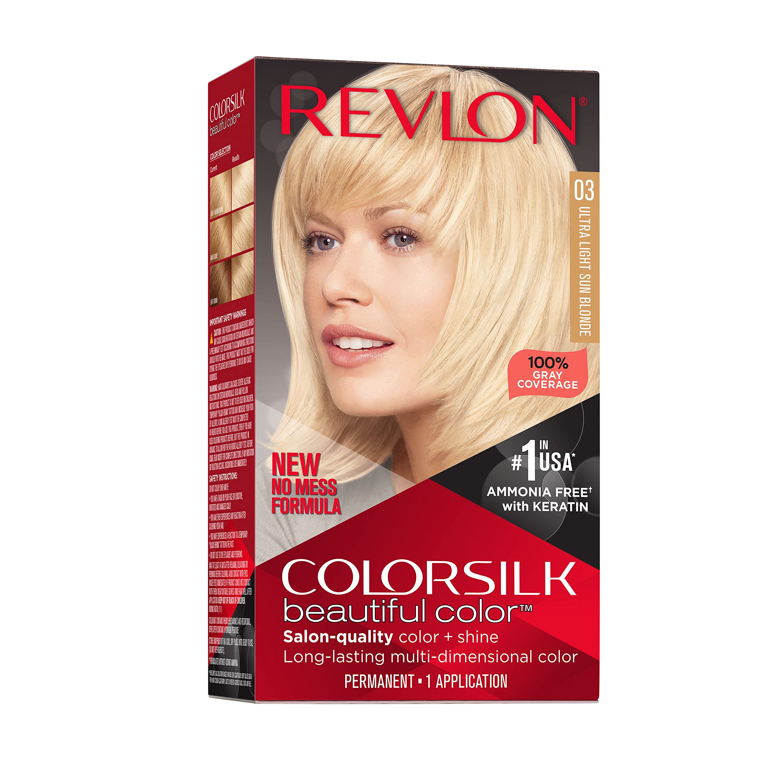 Revlon Colorsilk Beautiful Color Permanent Hair Color Long Lasting High