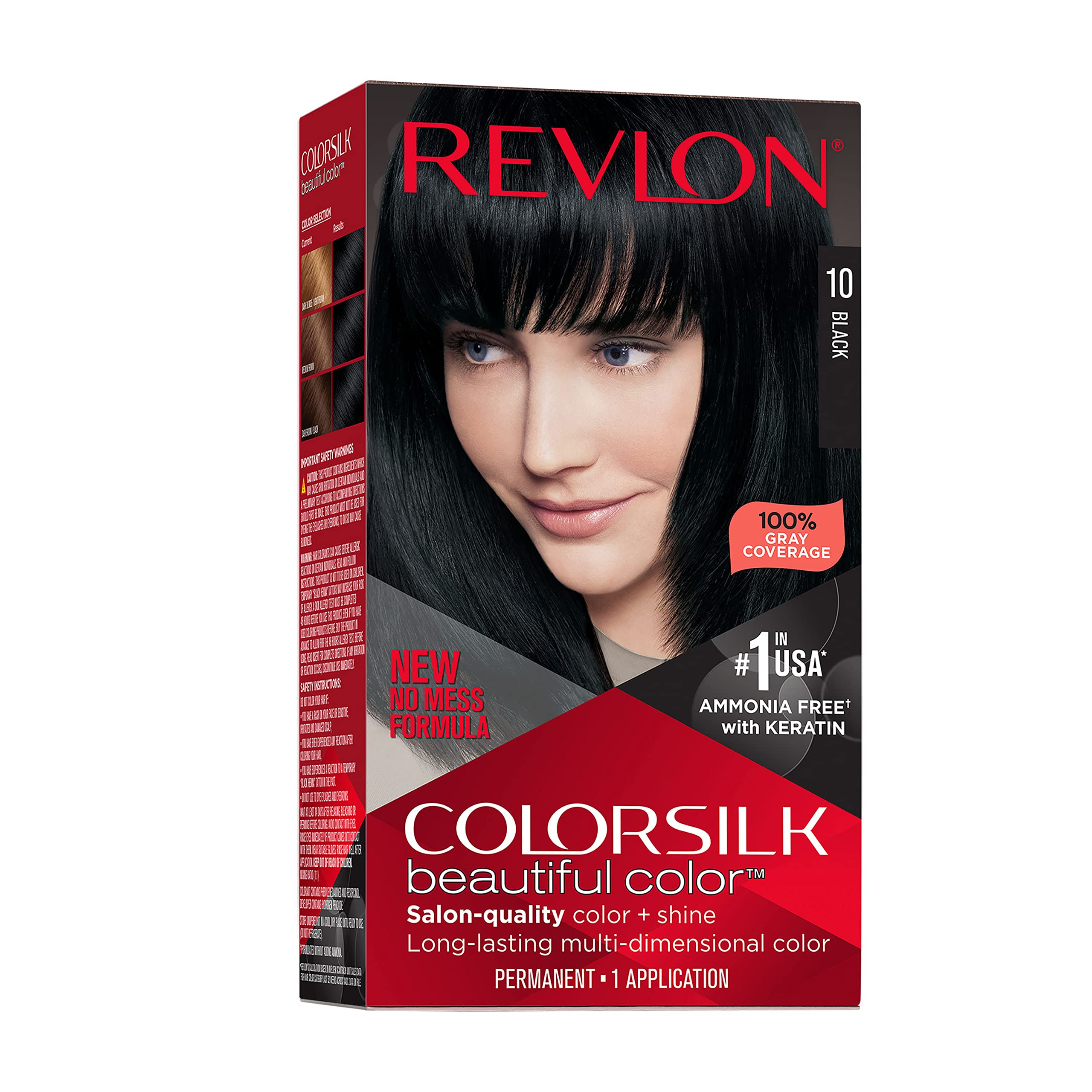 Revlon Colorsilk Beautiful Color Permanent Hair Color Long Lasting High