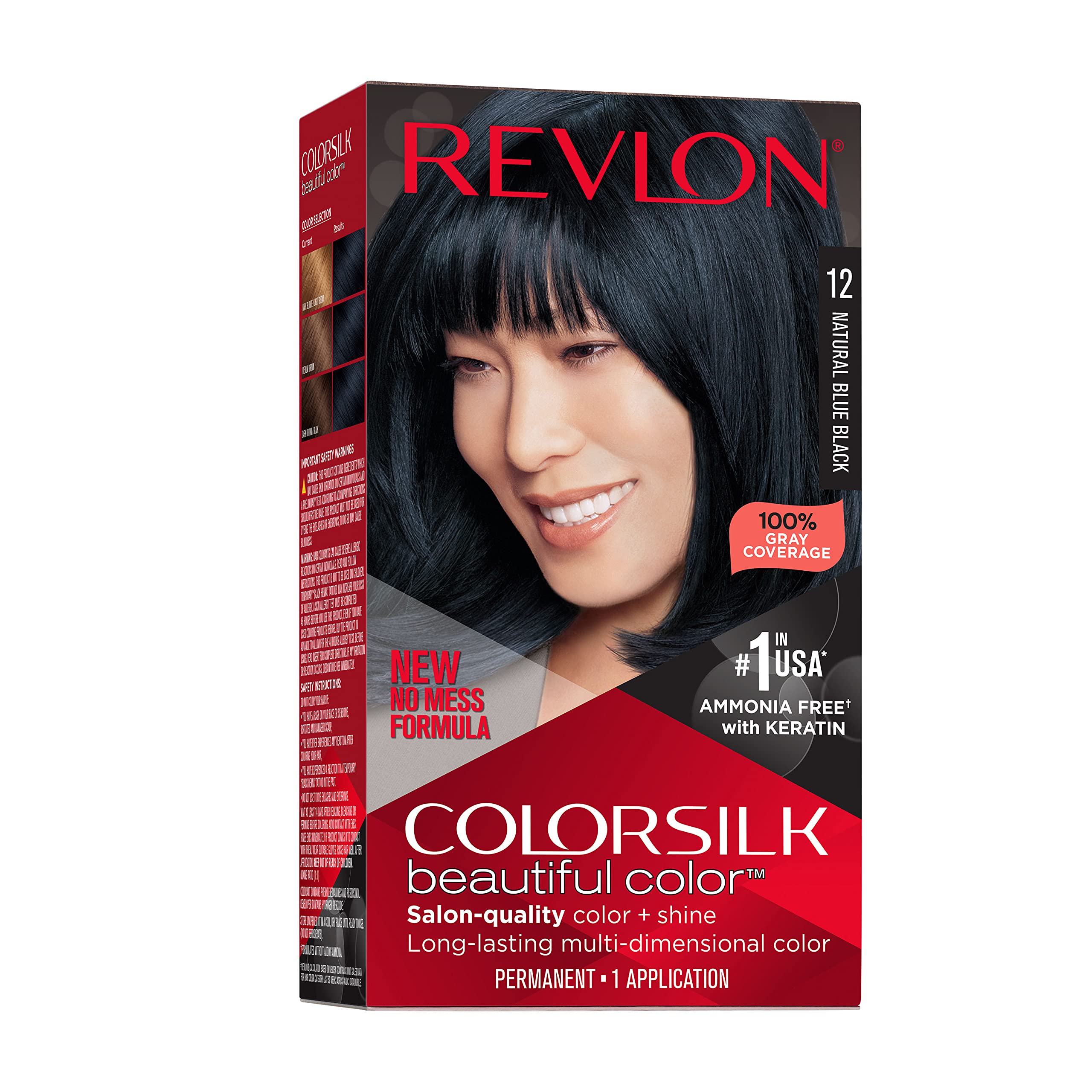 Revlon Colorsilk Beautiful Color Permanent Hair Color Long Lasting High