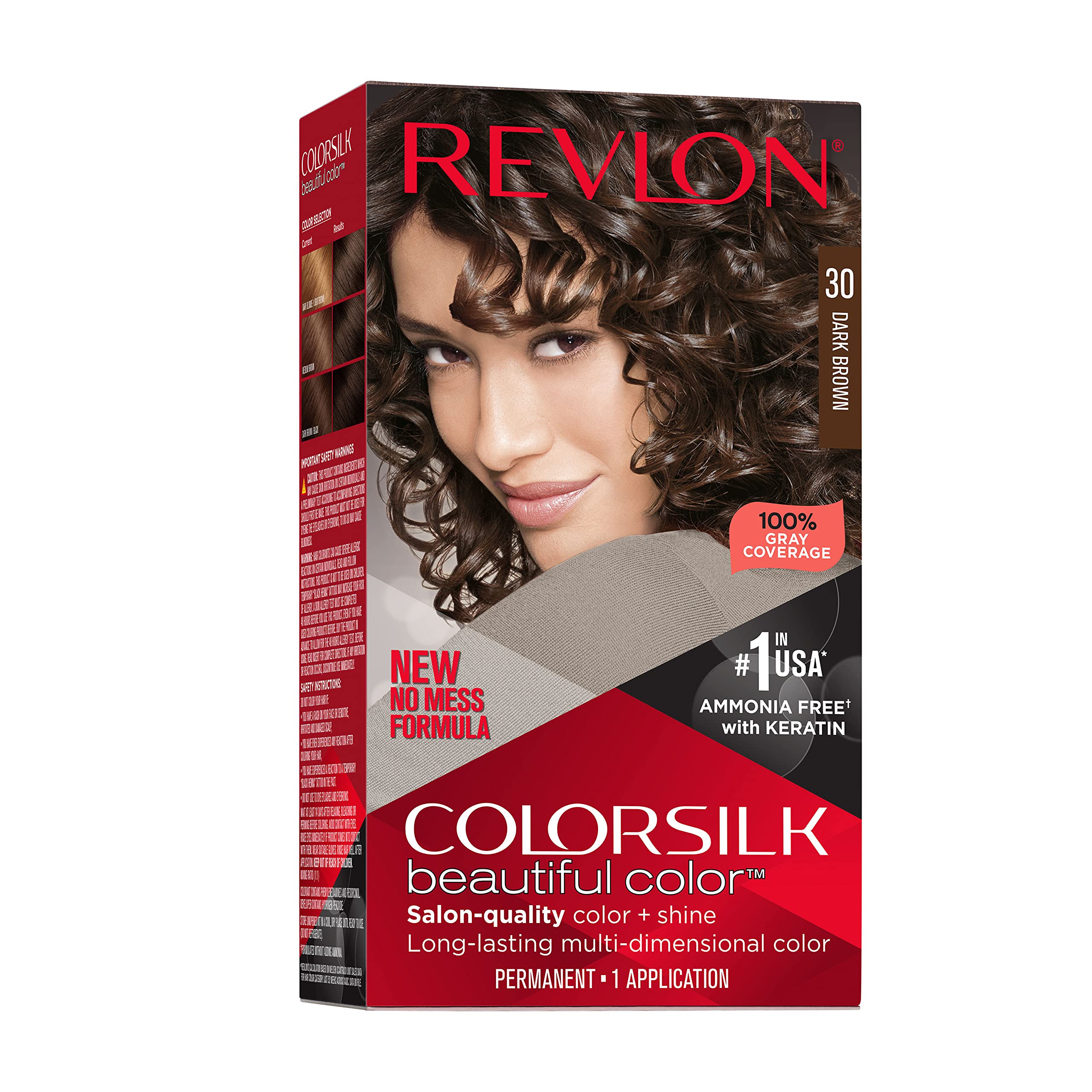 Revlon Colorsilk Beautiful Color Permanent Hair Color Long Lasting High