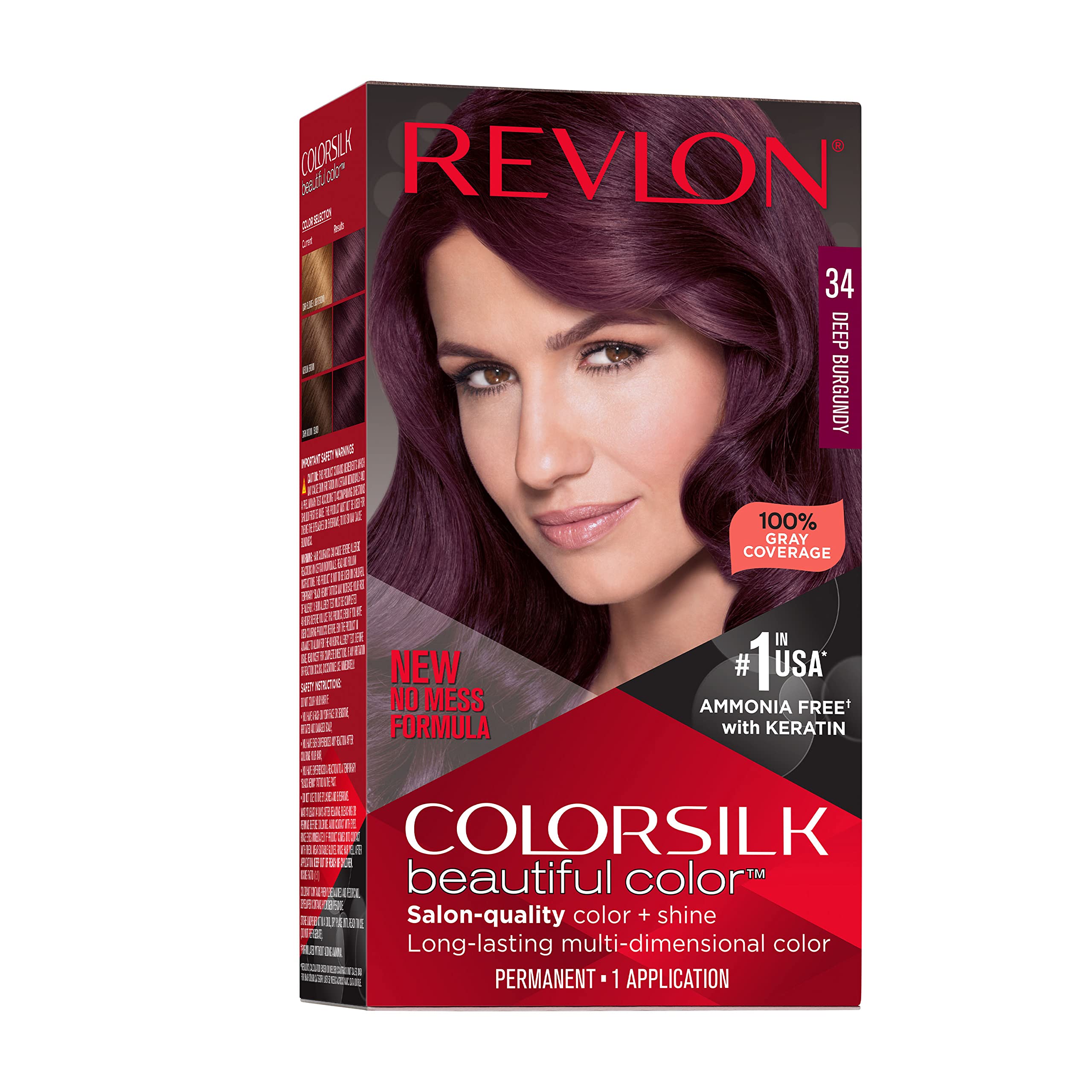 Revlon Colorsilk Beautiful Color Permanent Hair Color Long Lasting High