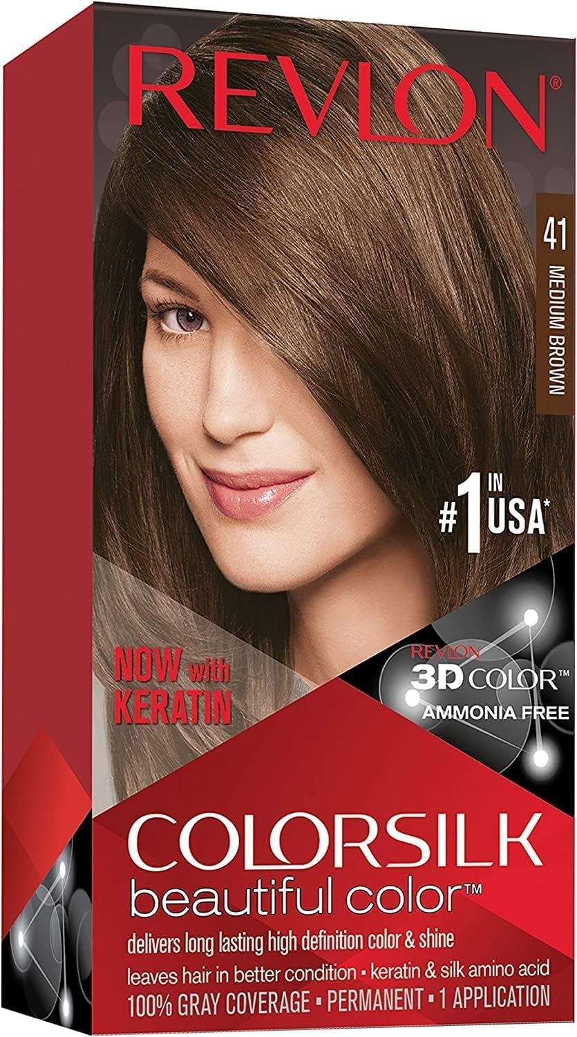 Permanent Hair Color By Revlon Permanent Hair Dye Colorsilk With 100% Gray - Thumbnail 2