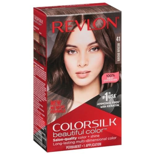 Permanent Hair Color By Revlon Permanent Hair Dye Colorsilk With 100% Gray - Thumbnail 3