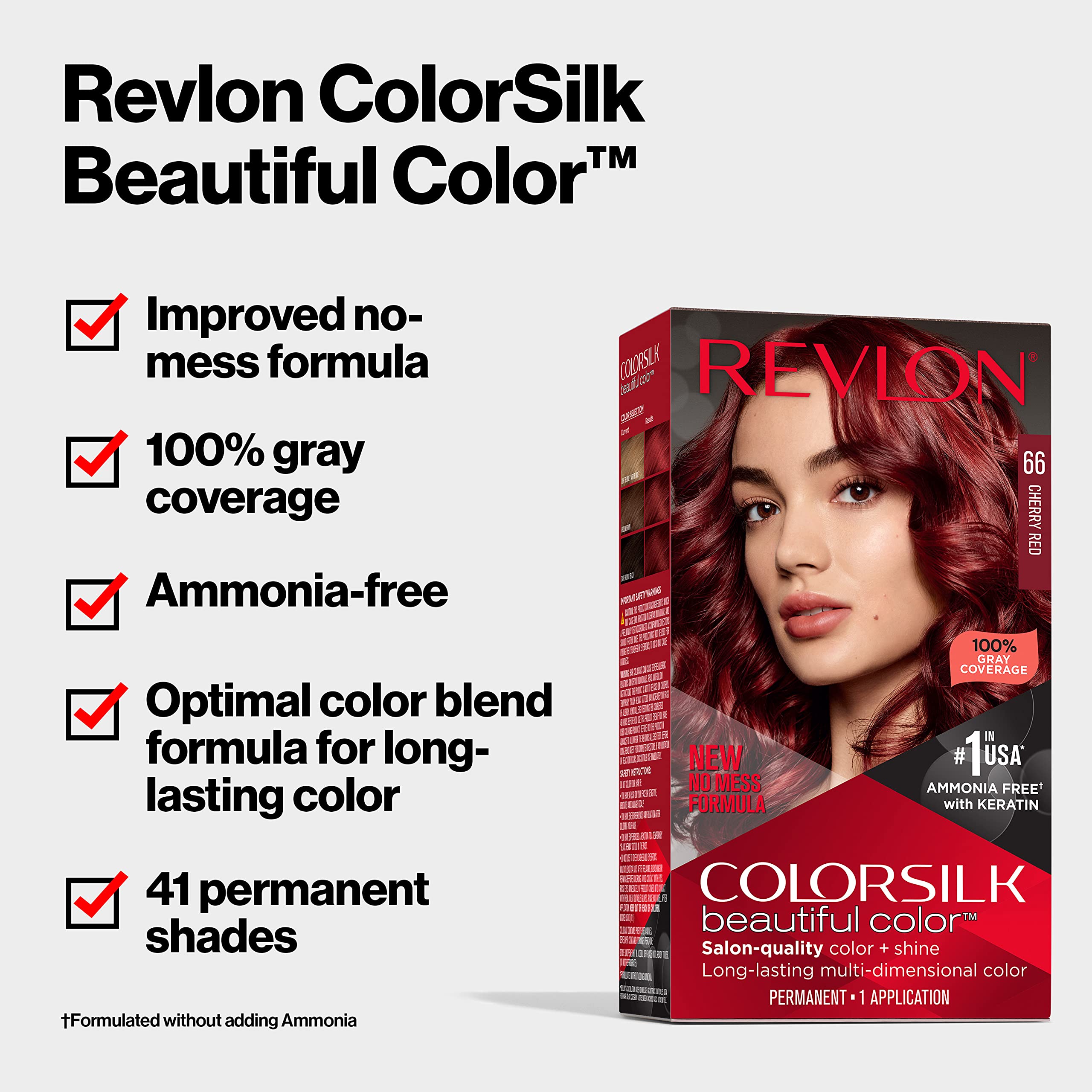 Revlon Colorsilk Beautiful Color Permanent Hair Color Long Lasting High - Thumbnail 2