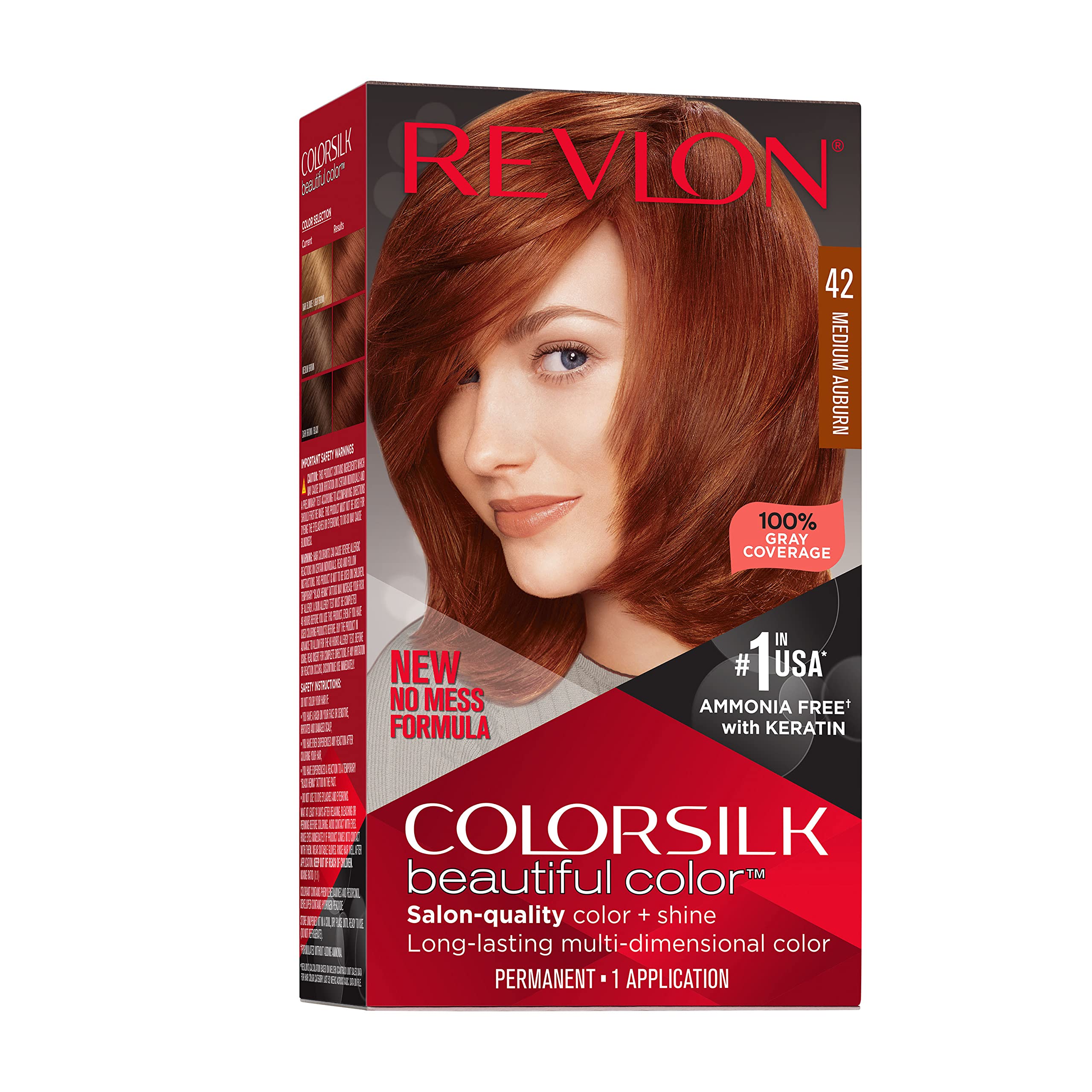 Revlon Colorsilk Beautiful Color Permanent Hair Color Long Lasting High