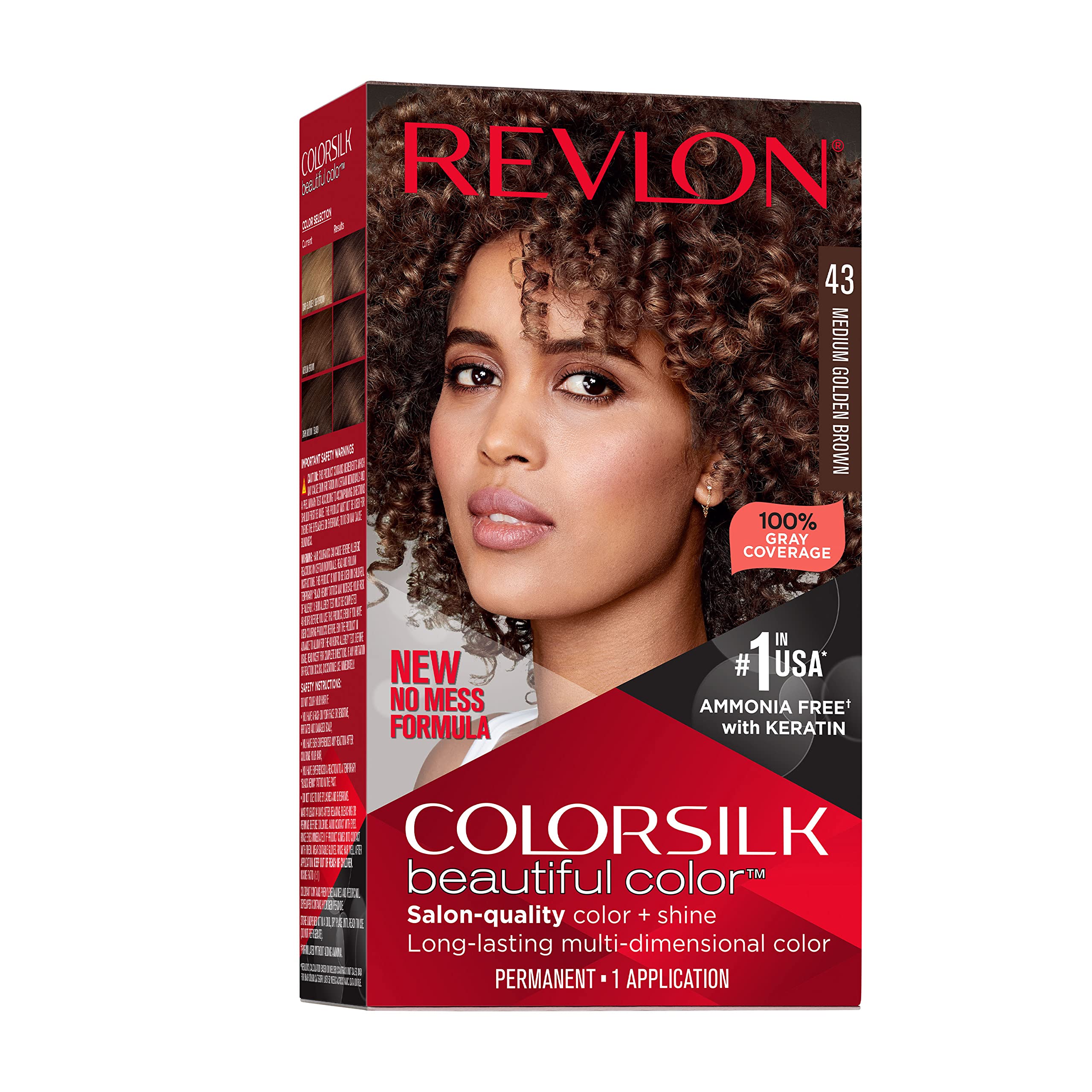 Revlon Colorsilk Beautiful Color Permanent Hair Color Long Lasting High