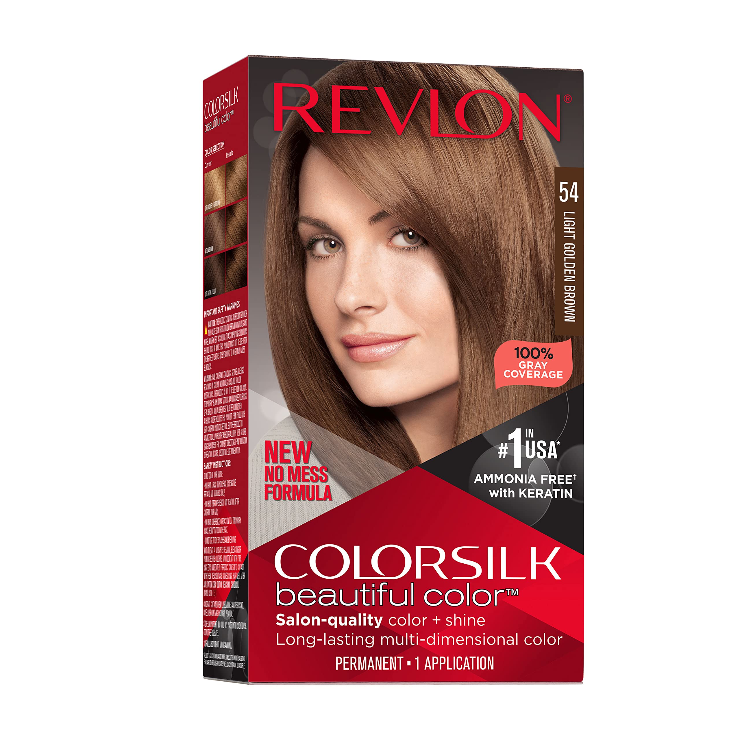 Revlon Colorsilk Beautiful Color Permanent Hair Color Long Lasting High