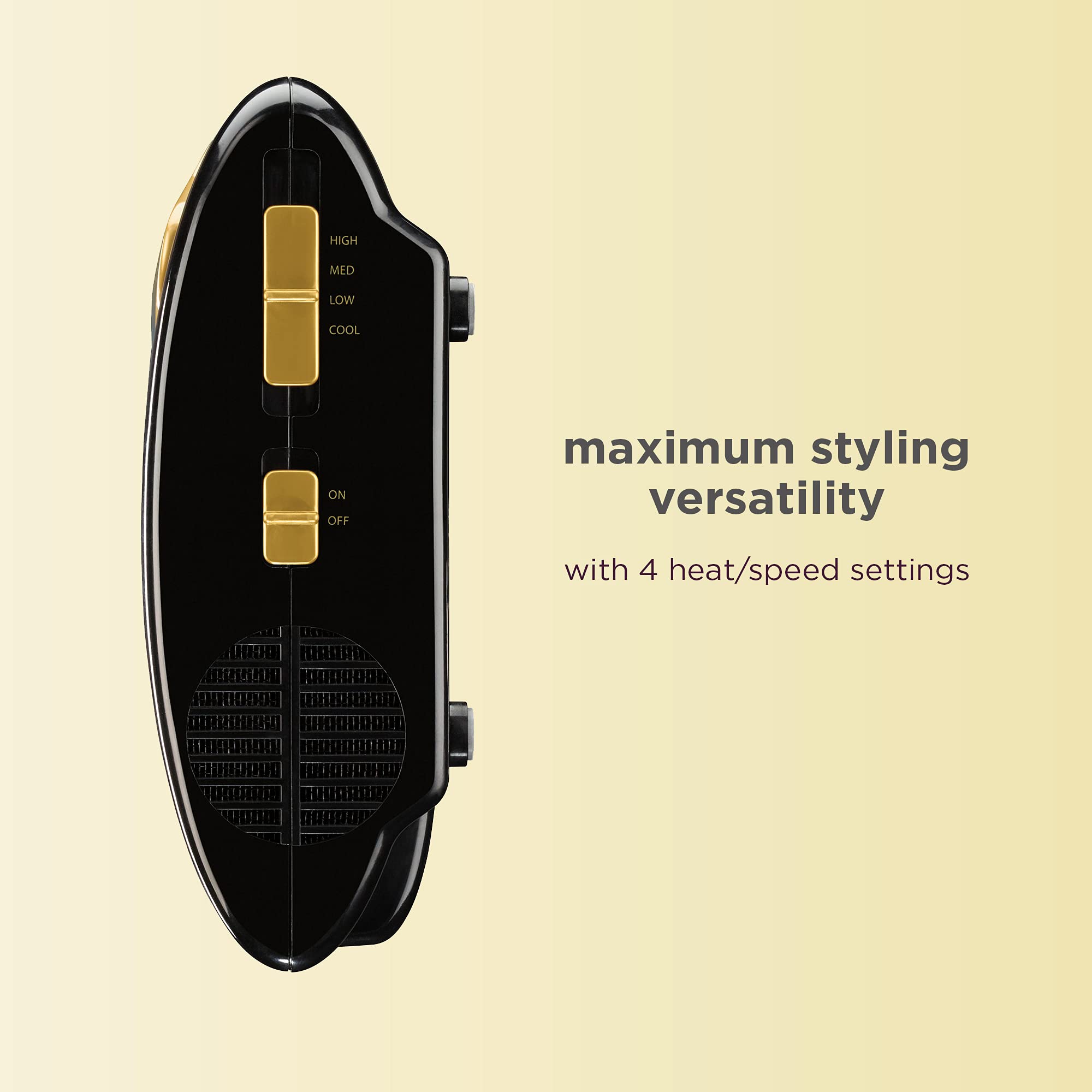 Infinitipro By Conair Gold Bonnet Hair Dryer Soft Portable Bonnet Style Hair - Thumbnail 3