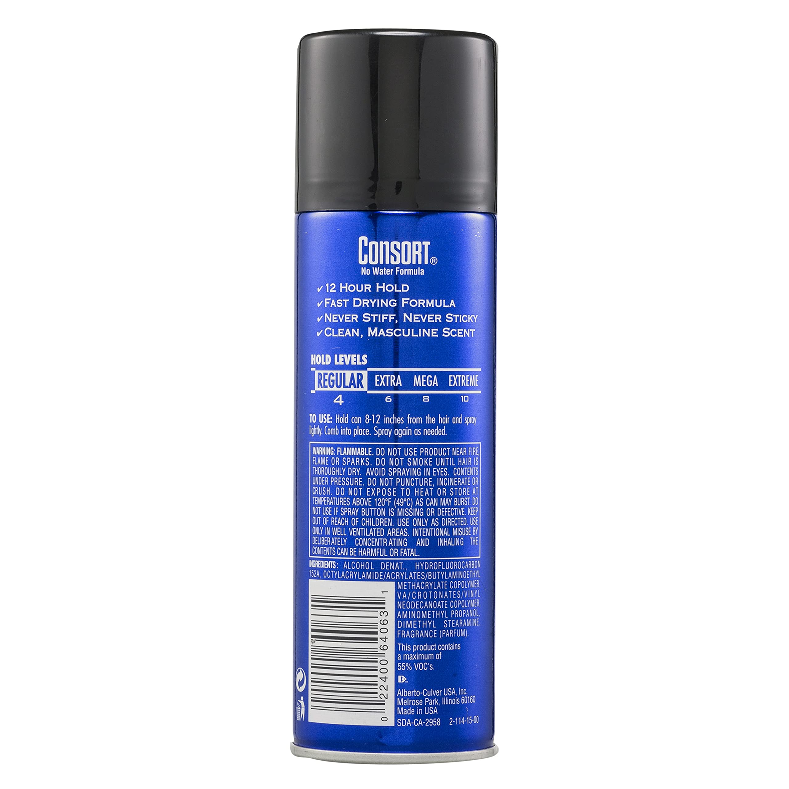 Consort Hair Regular Hold Aerosol 8.3 oz - Thumbnail 2