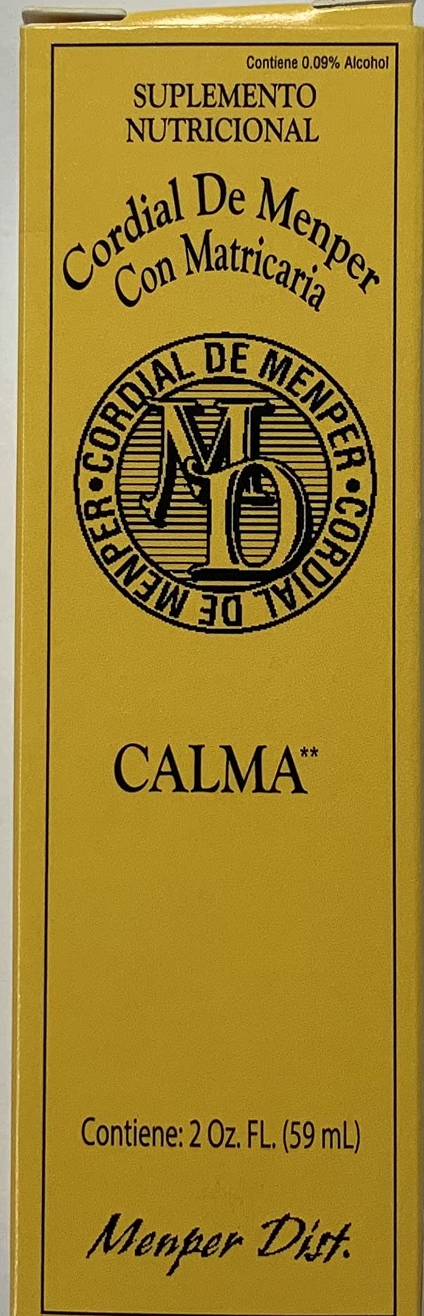 Cordial de Menper With Chamomile Dietary Supplement 2 oz - Thumbnail 2