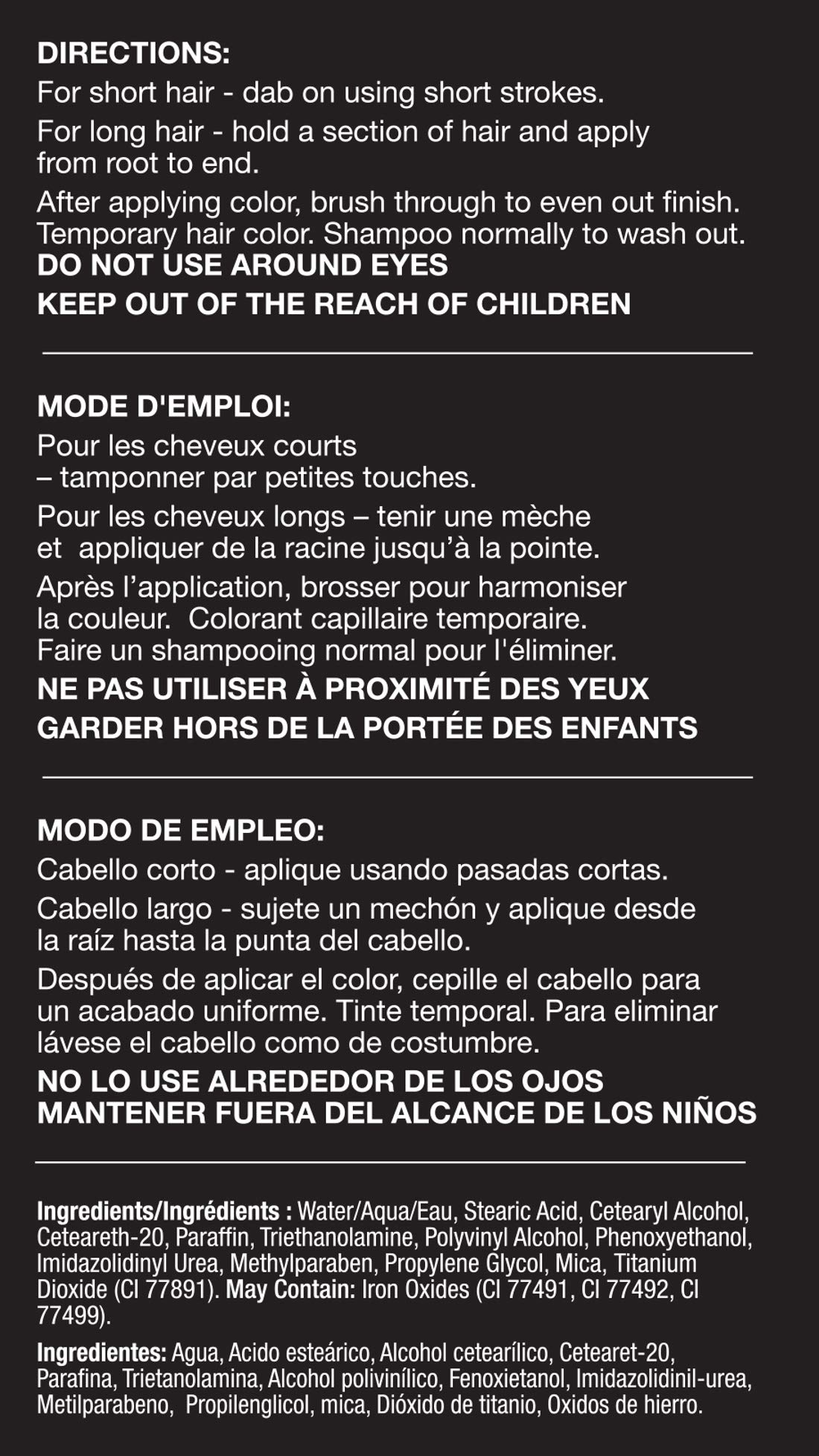 Cover Your Gray Brush In Wand Black