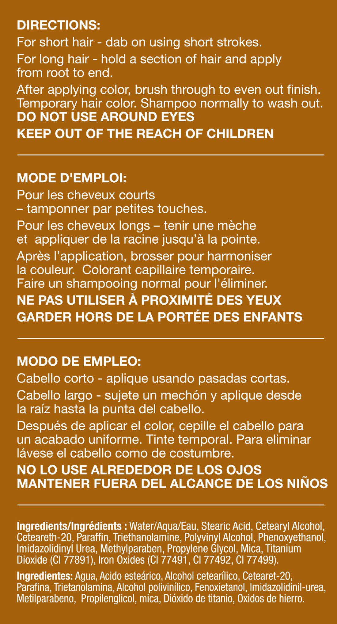 Cover Your Gray Brush In Wand Medium Brown - Thumbnail 2