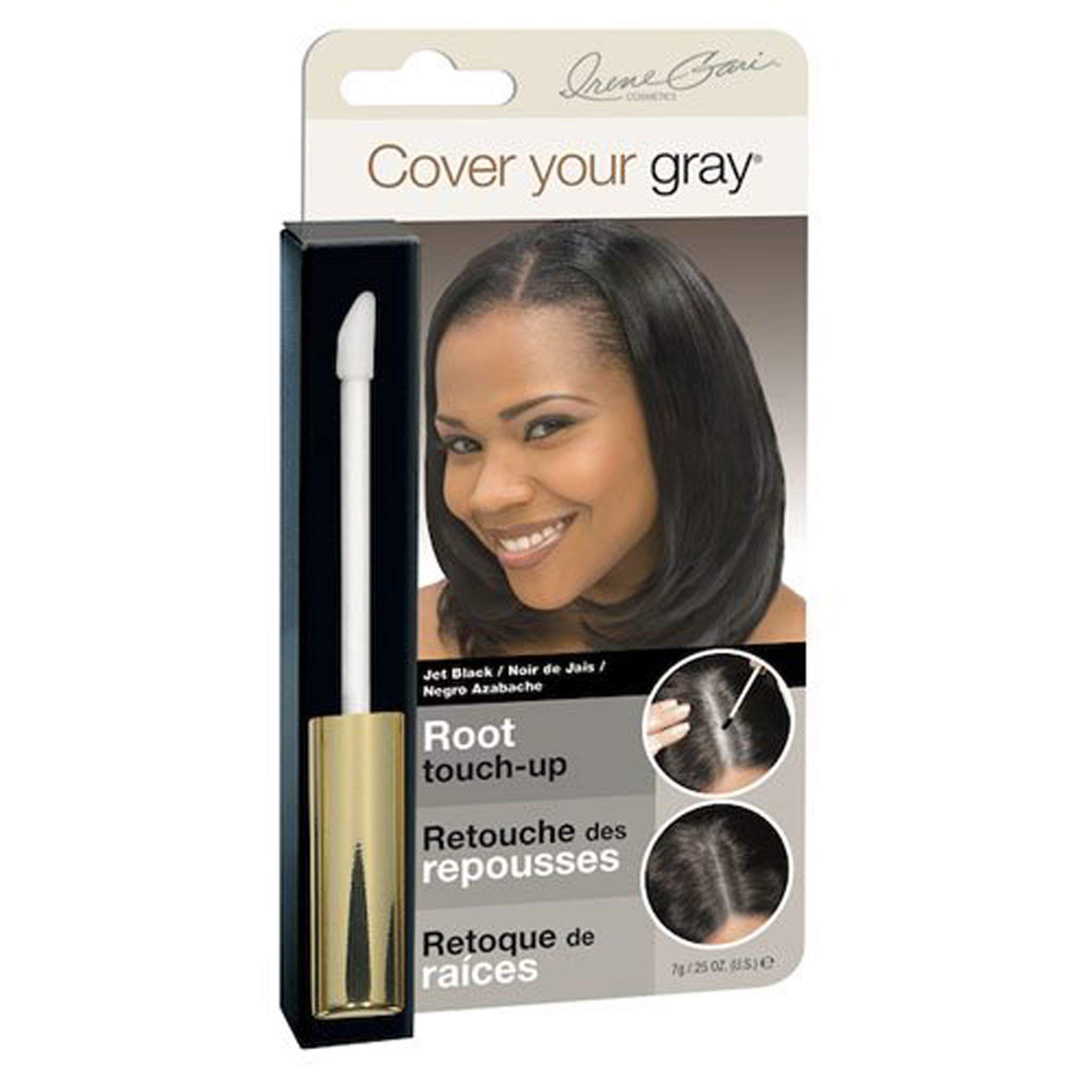 Cover Your Gray Mini Box Hair Color Root Touch Up Black - Thumbnail 2