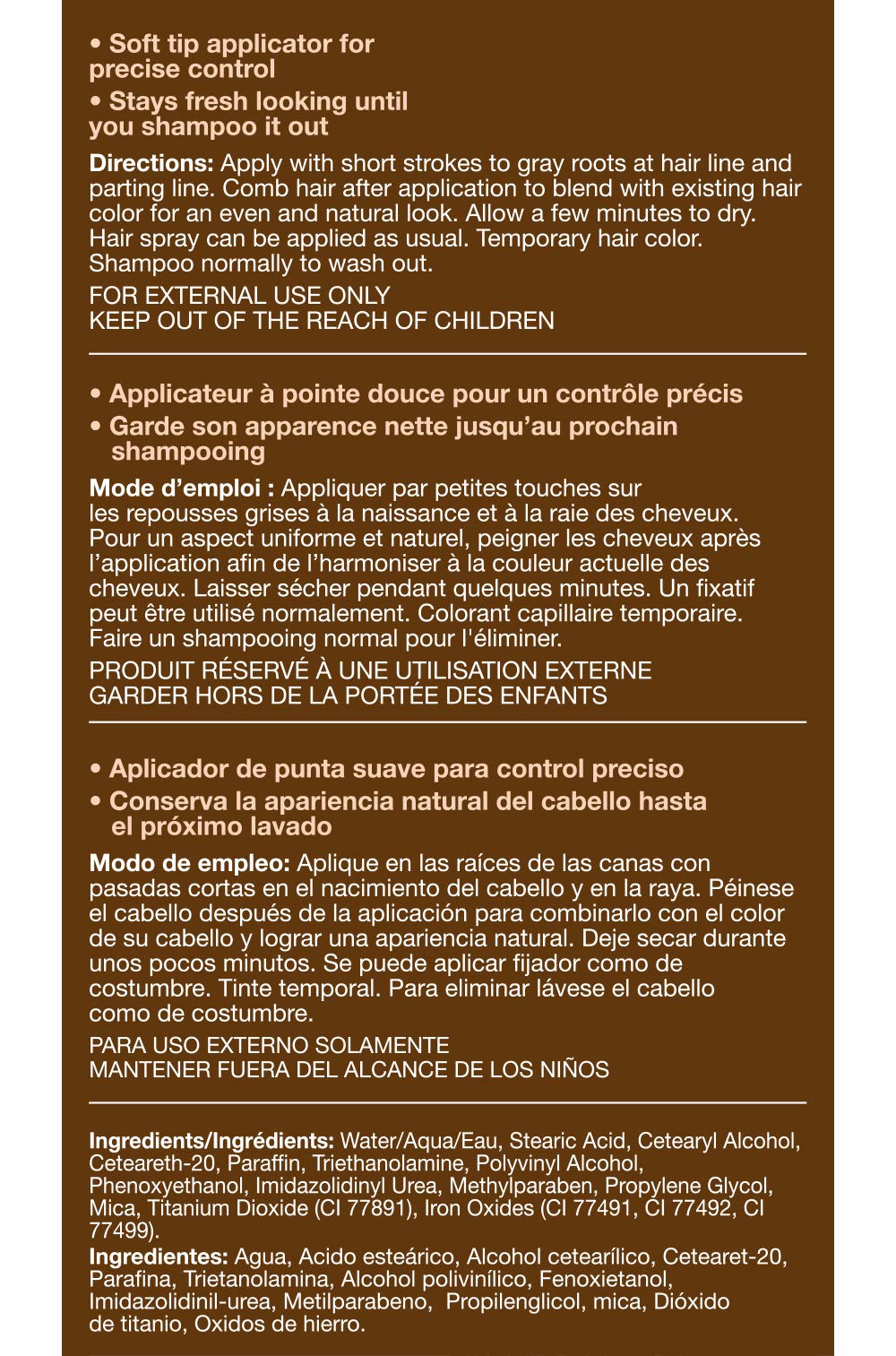 Cover Your Gray Root Touch Up Dark Brown