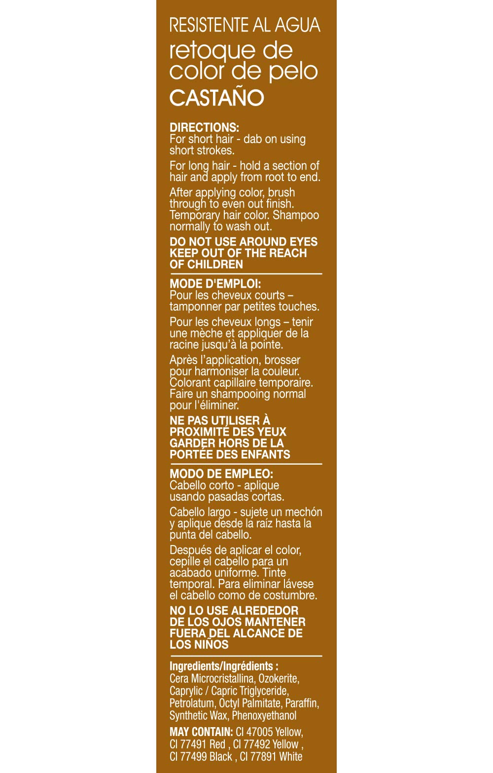 Cover Your Gray Waterproof Chubby Pencil Medium Brown 0.1 oz - Thumbnail 2