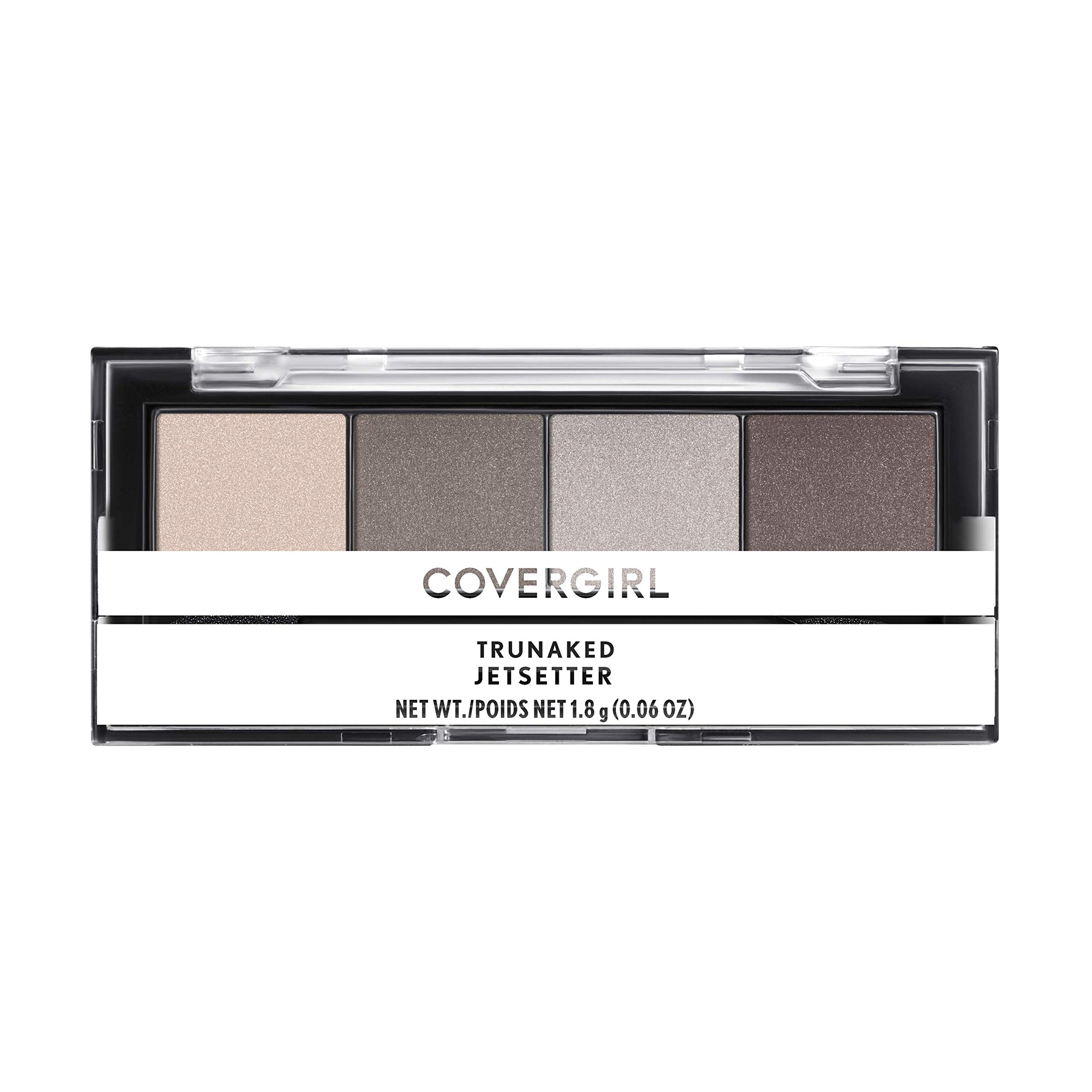 (12-pack) COVERGIRL Trunaked Quad Eyeshadow Palette, Jetsetter, Jetsetter, 0.06 Ounce (Set)