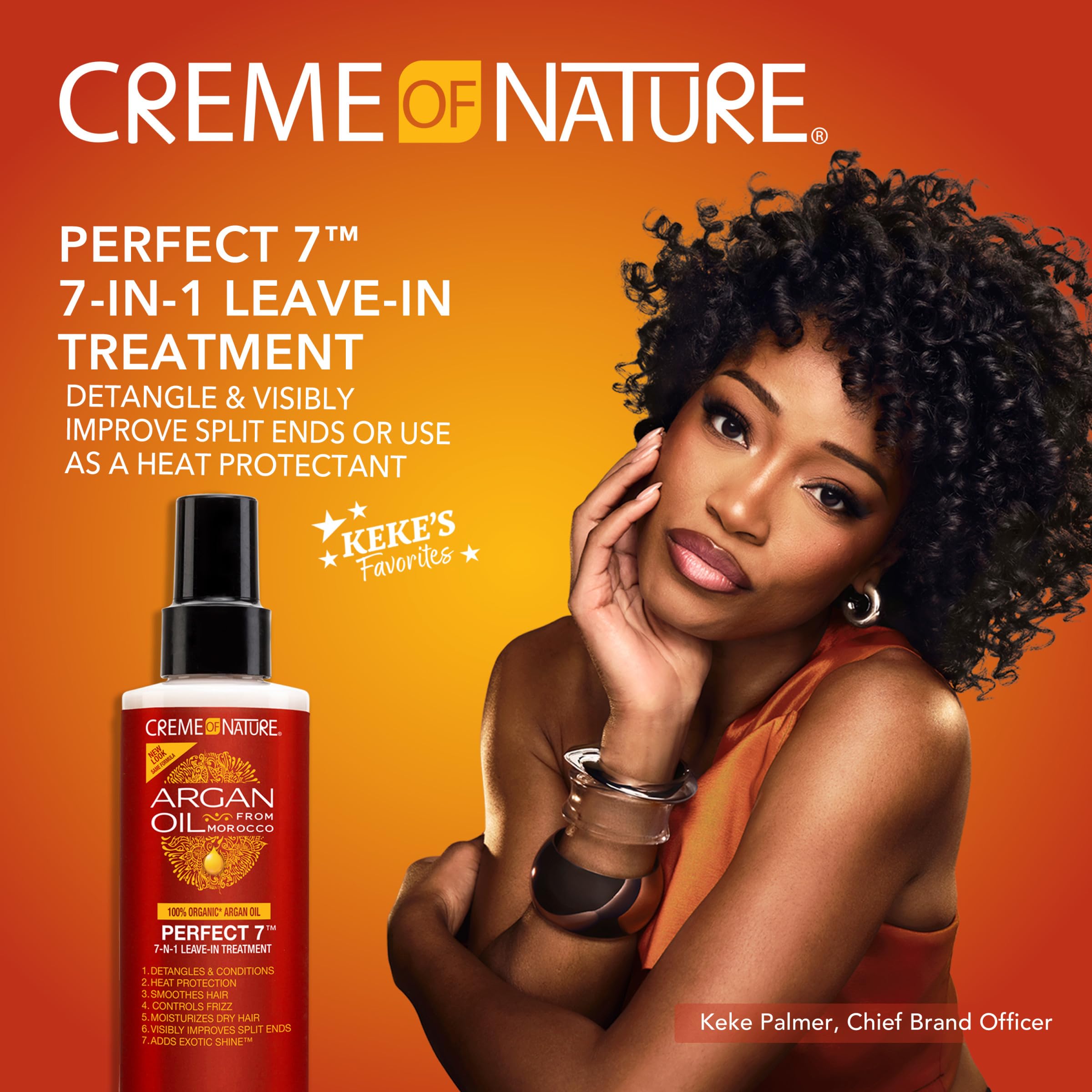 Creme of Nature Perfect 7™ Leave In Treatment 7 In 1 for Frizz Control Protects - Thumbnail 2