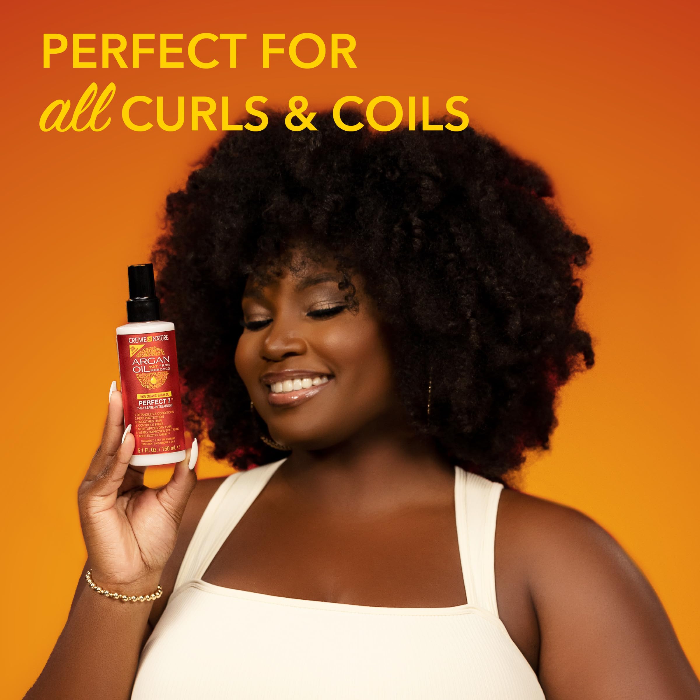Creme of Nature Perfect 7™ Leave In Treatment 7 In 1 for Frizz Control Protects - Thumbnail 3