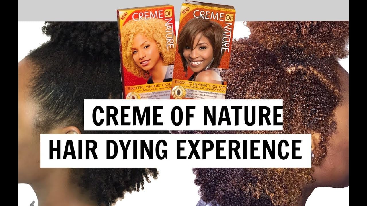 Exotic Shine Hair Color By Creme of Nature 7.6 Intensive Red With Argan Oil