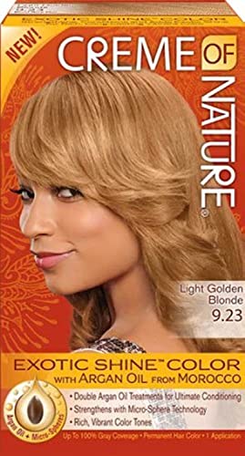 Creme of Nature Exotic Shine Hair Color With Argan Oil From Morocco 9.23 Light - Thumbnail 3