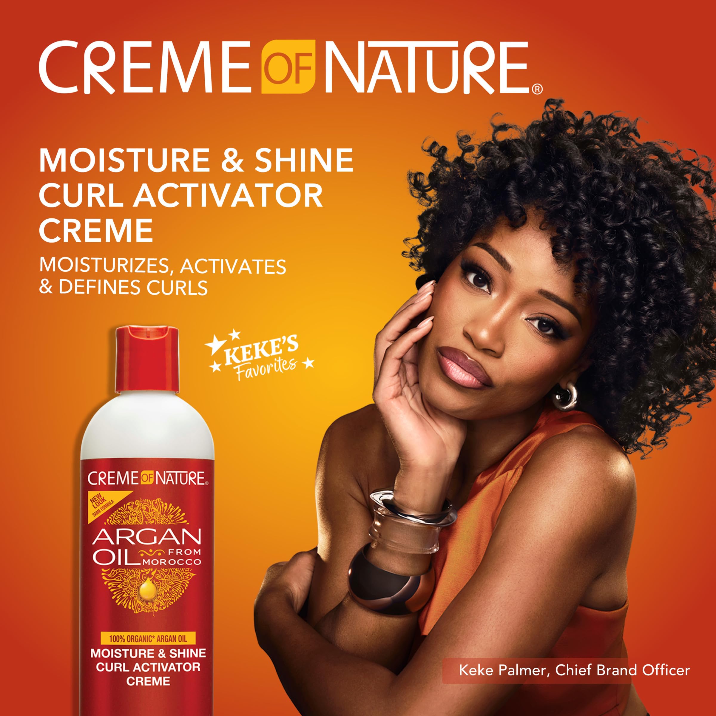 Creme of Nature Moisture Shine Curl Activator Creme Defines Smooths Curls Anti - Thumbnail 2